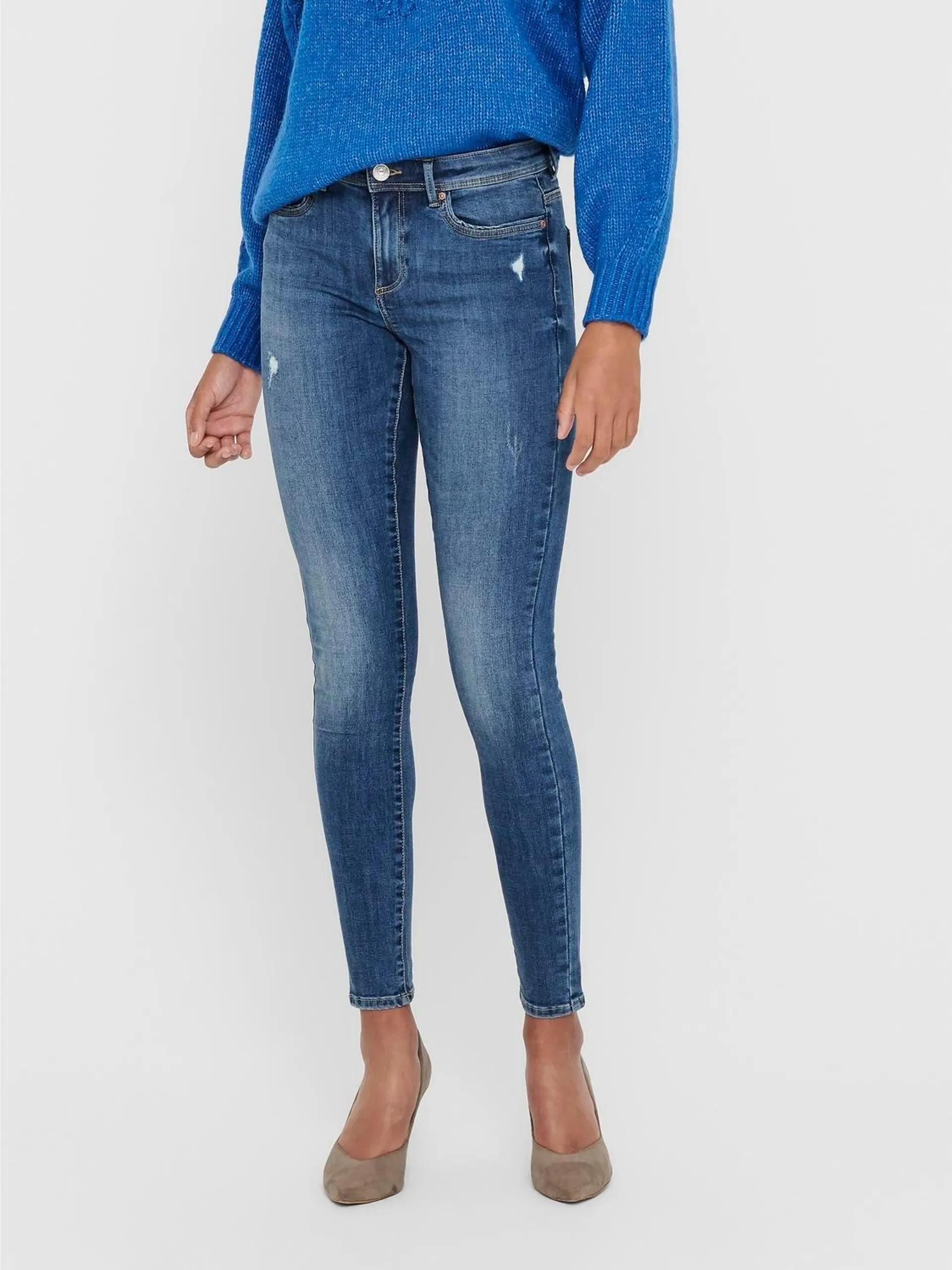 ONLWauw life mid Skinny fit jeans