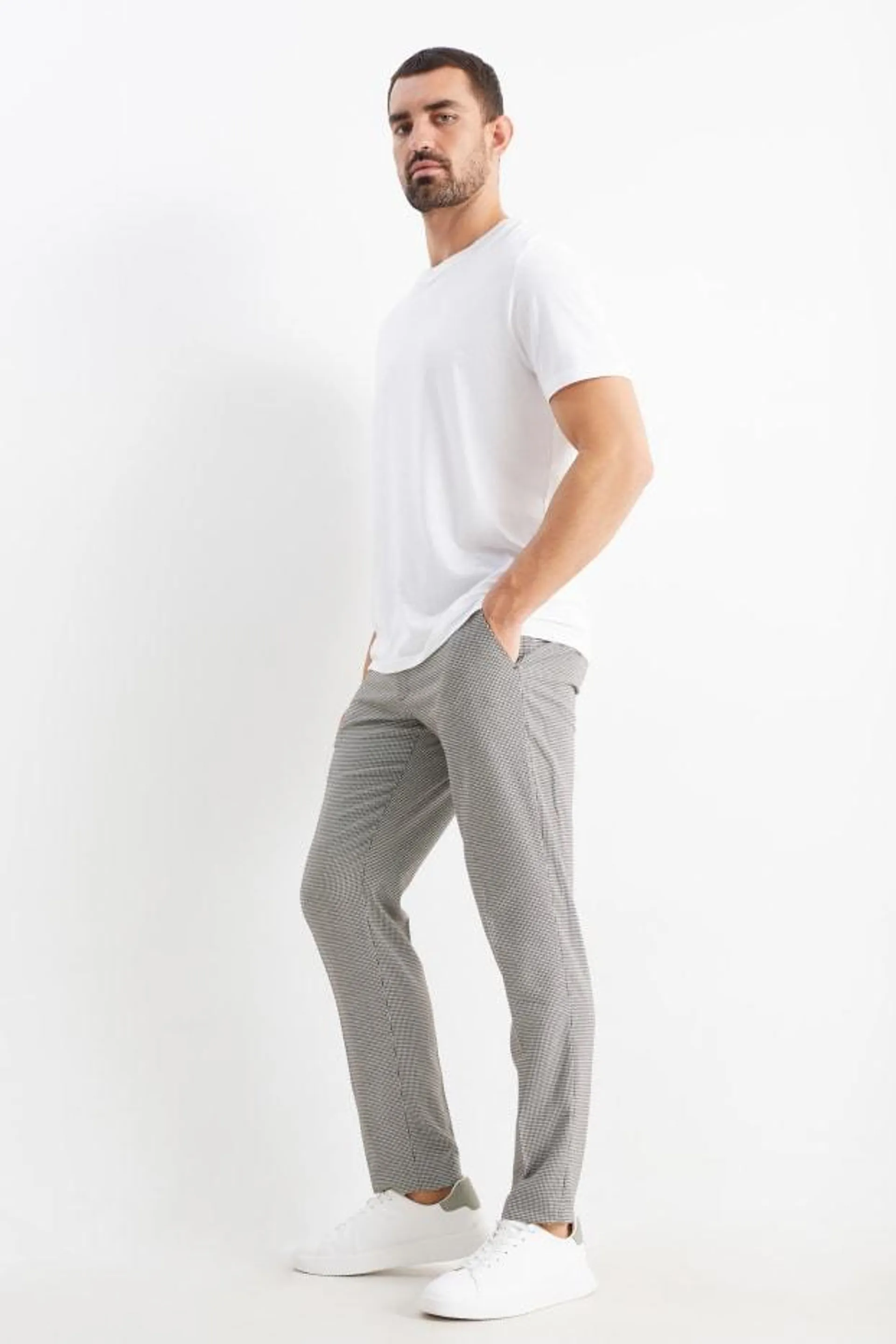 Mix-and-match suit trousers - regular fit - Flex - check