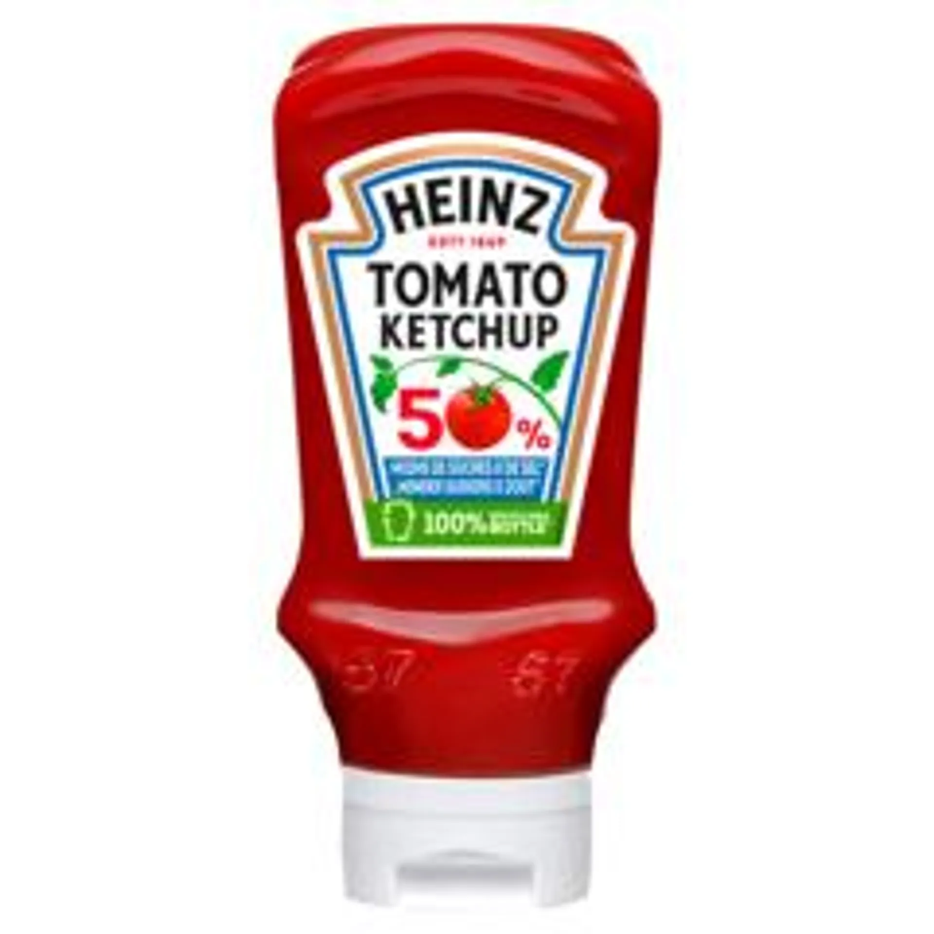 3 flessen Heinz Tomato Ketchup 400ml