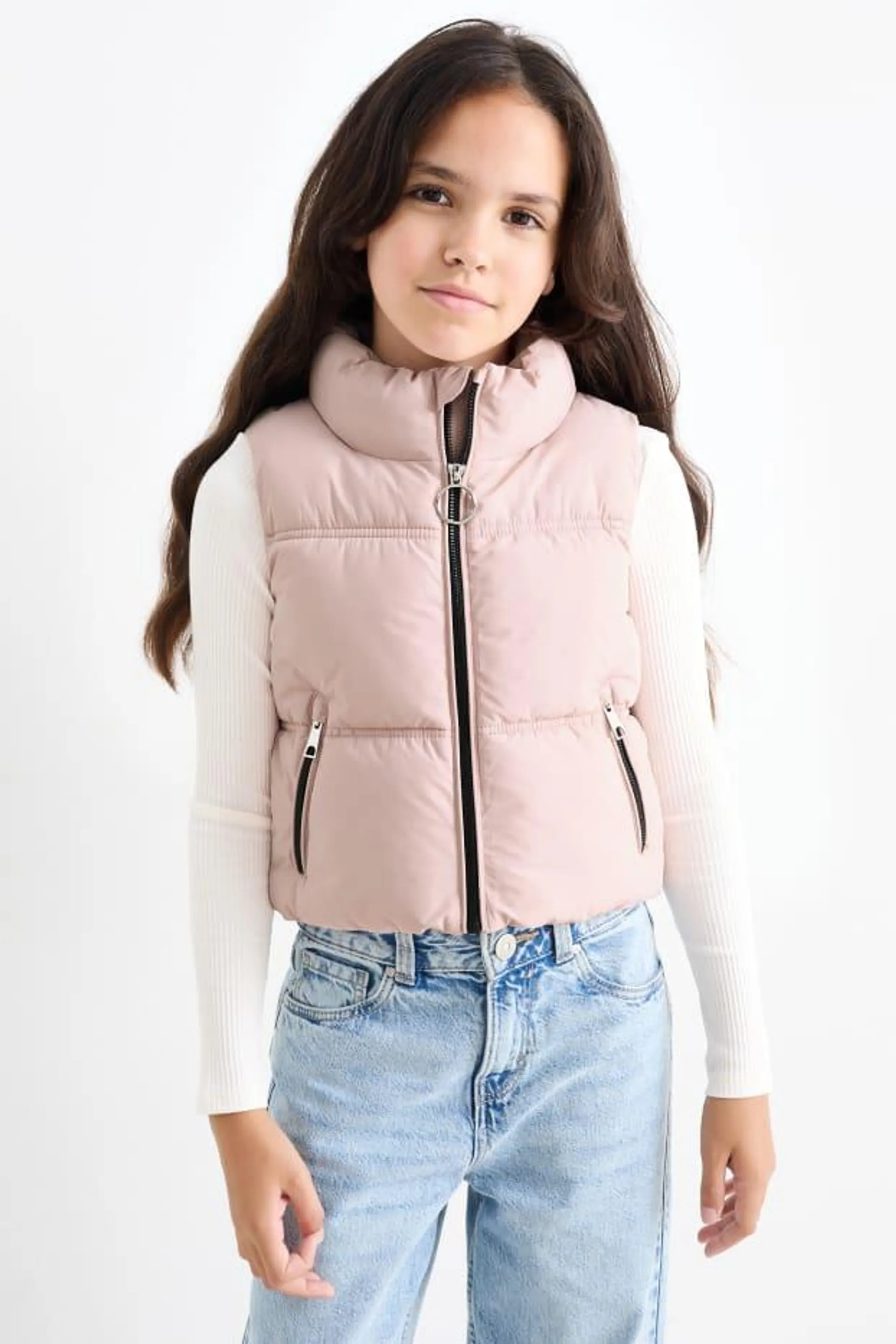 Quilted gilet - water-repellent