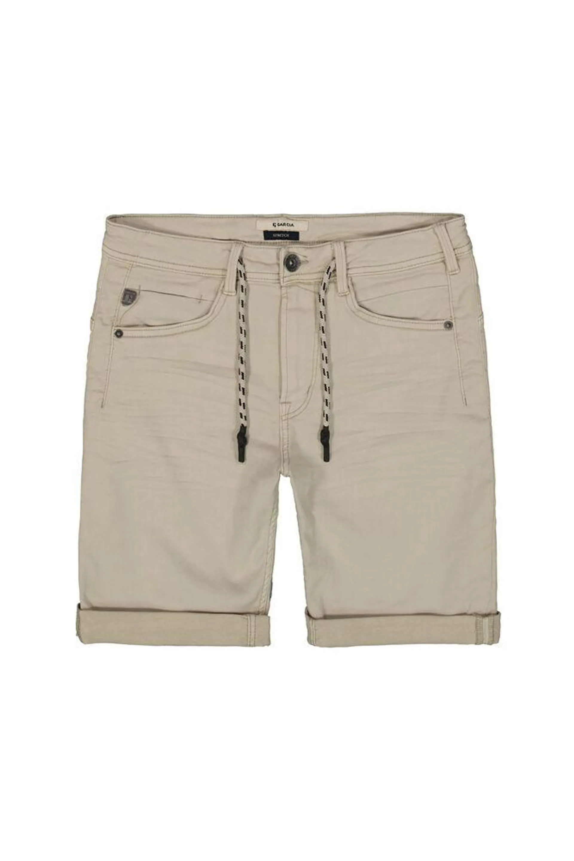 garcia rocko 695 slim shorts beige