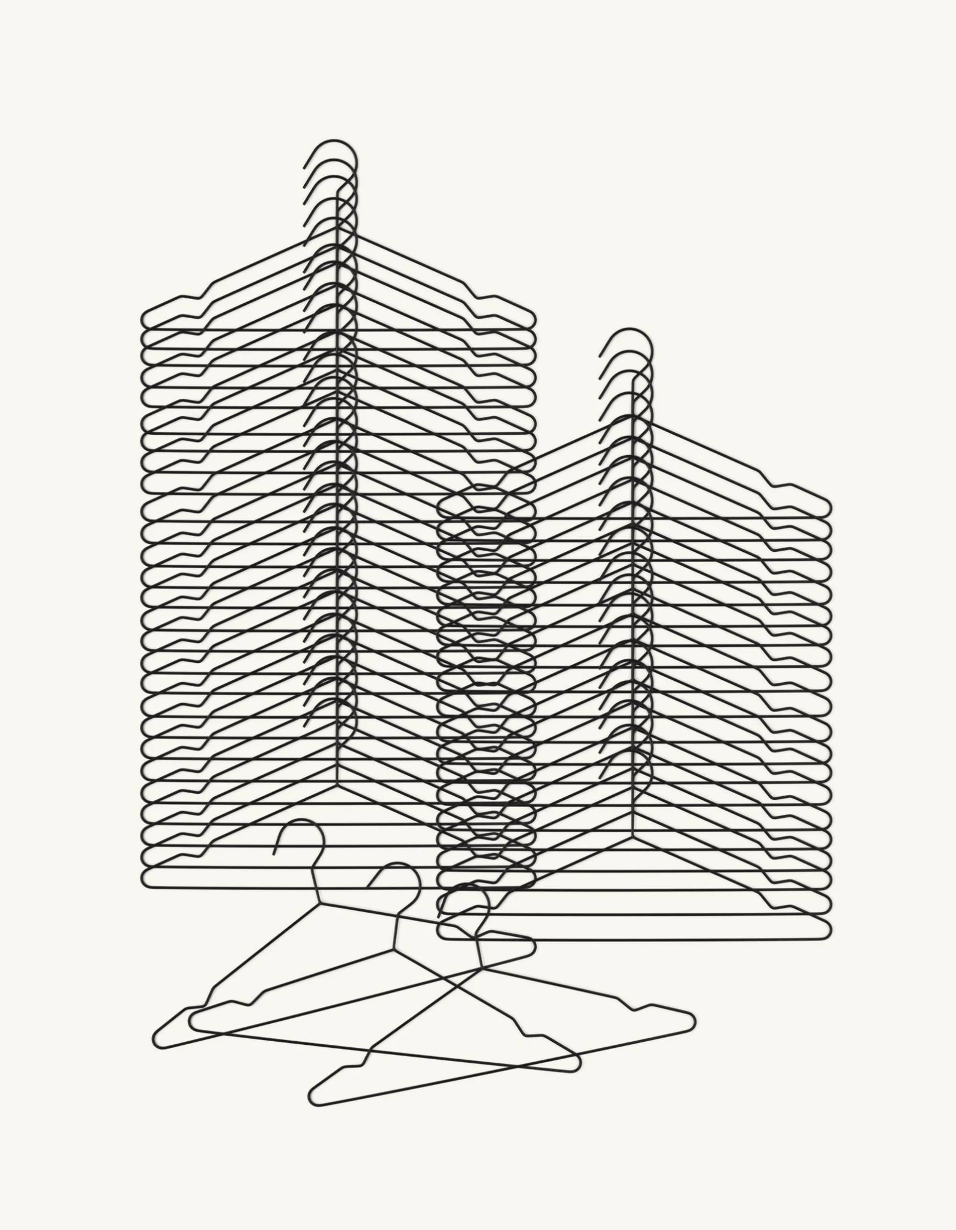 Kleerhangers 50 stk