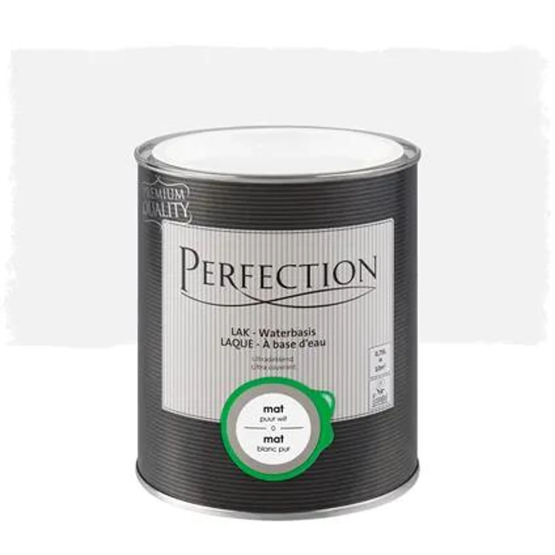 Perfection lak Ultradekkend mat puur wit 750ml