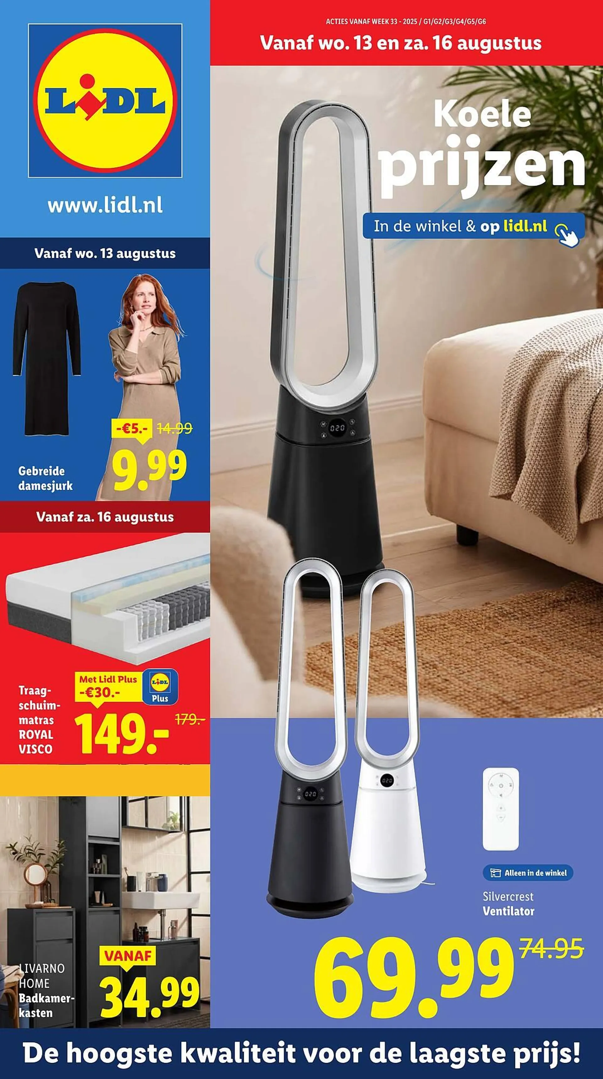Lidl folder van 13 augustus tot 16 augustus 2025 - Folder pagina 1