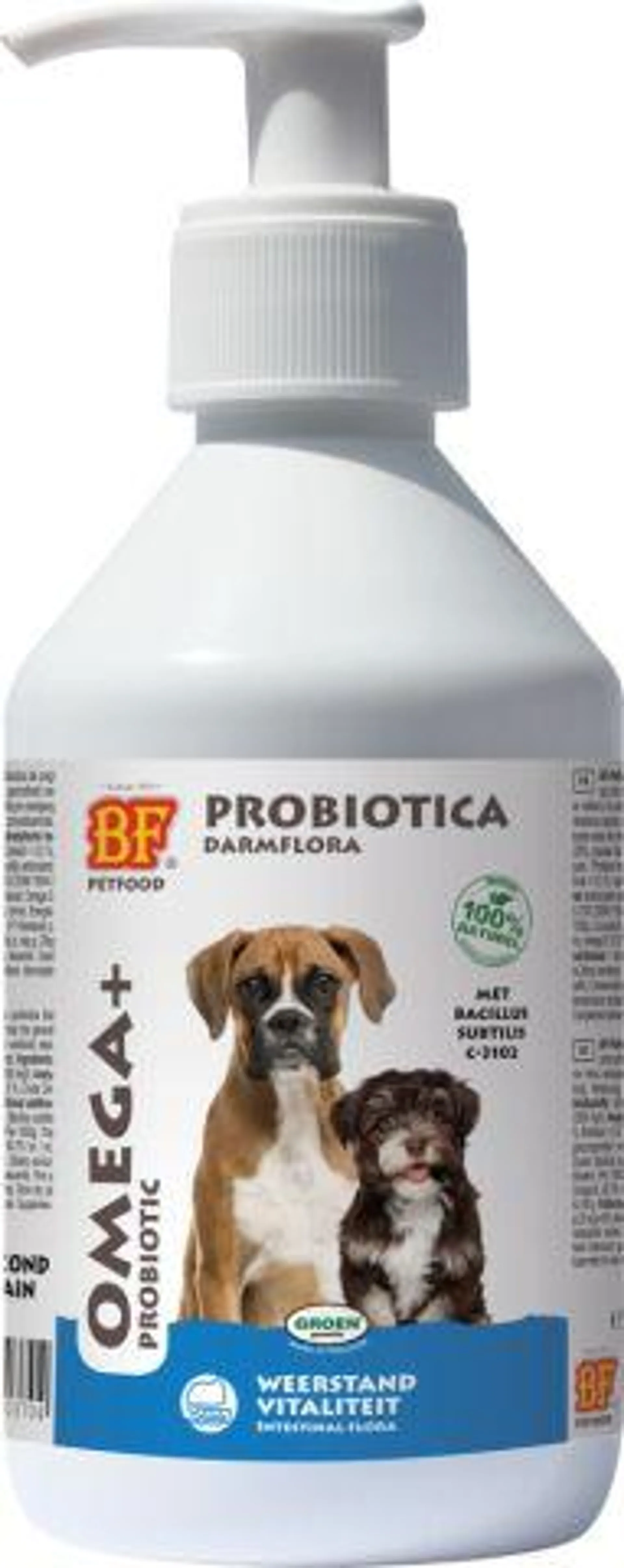 BF Petfood Omega+ Probiotica - Spijsvertering en darmflora Hond - 250 ml