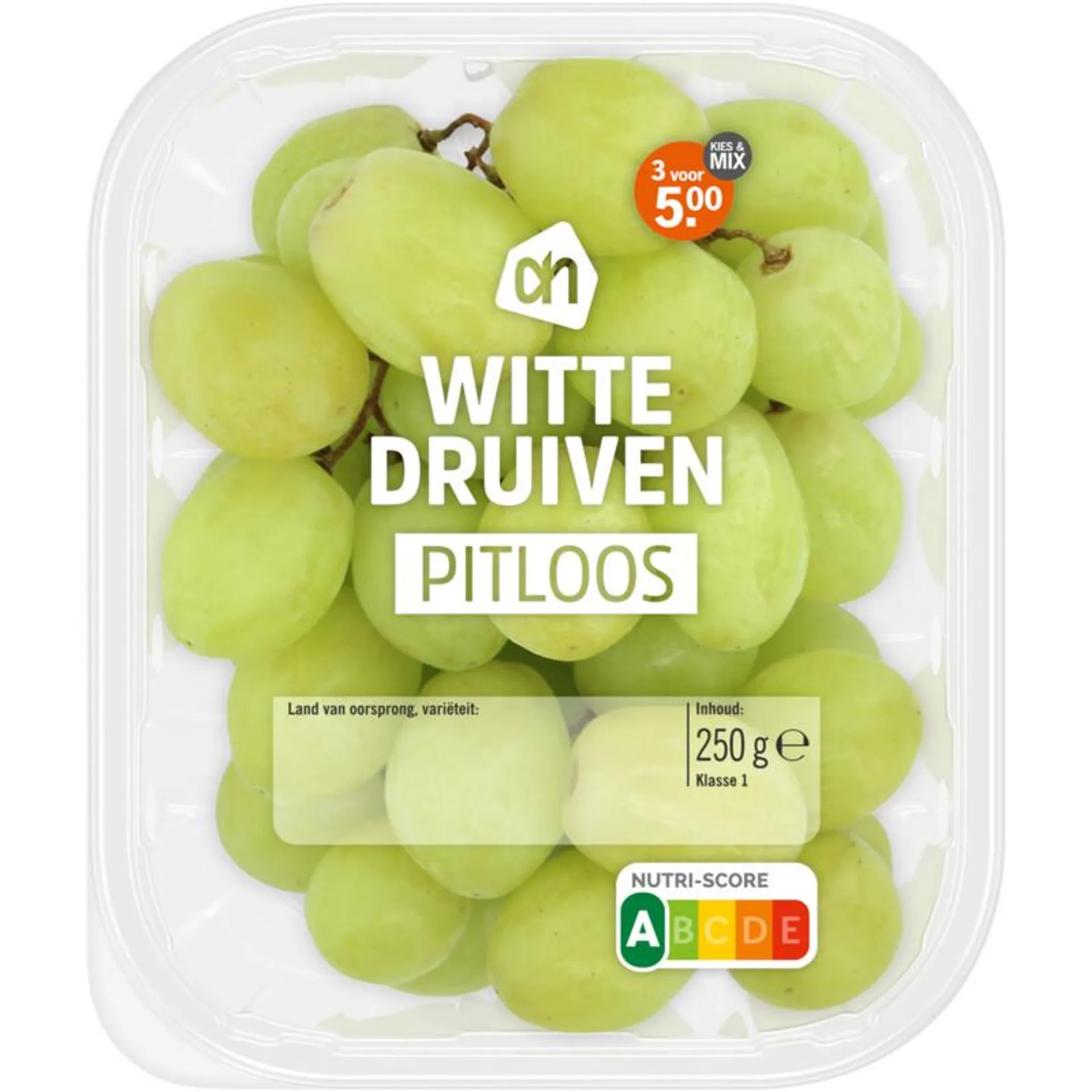 AH Witte druiven pitloos