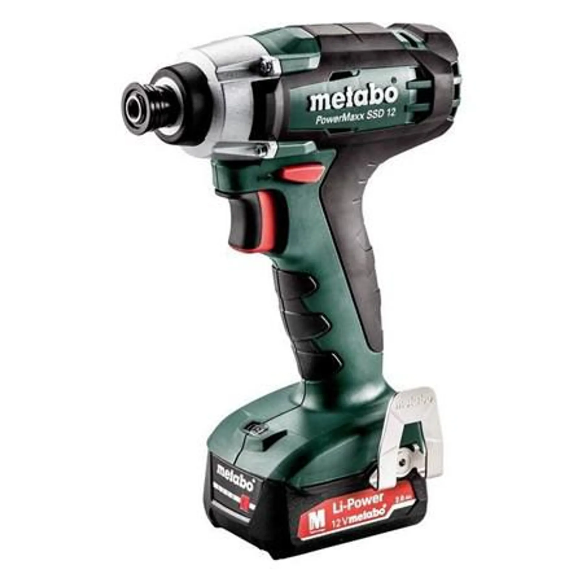 Metabo SSD12 PowerMaxx 12V Slagschroevendraaier Met 2 Accu's 2,0 Ah