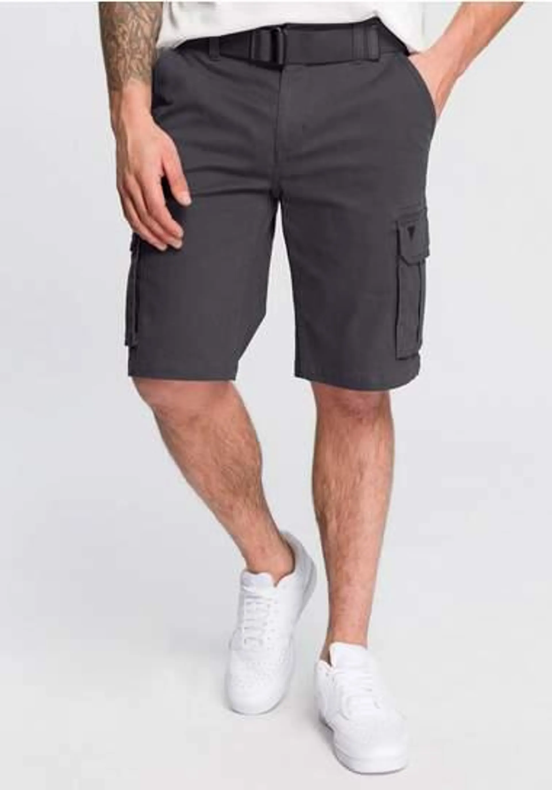 H.I.S Bermuda (set, 2-delig, Met een afneembare riem)