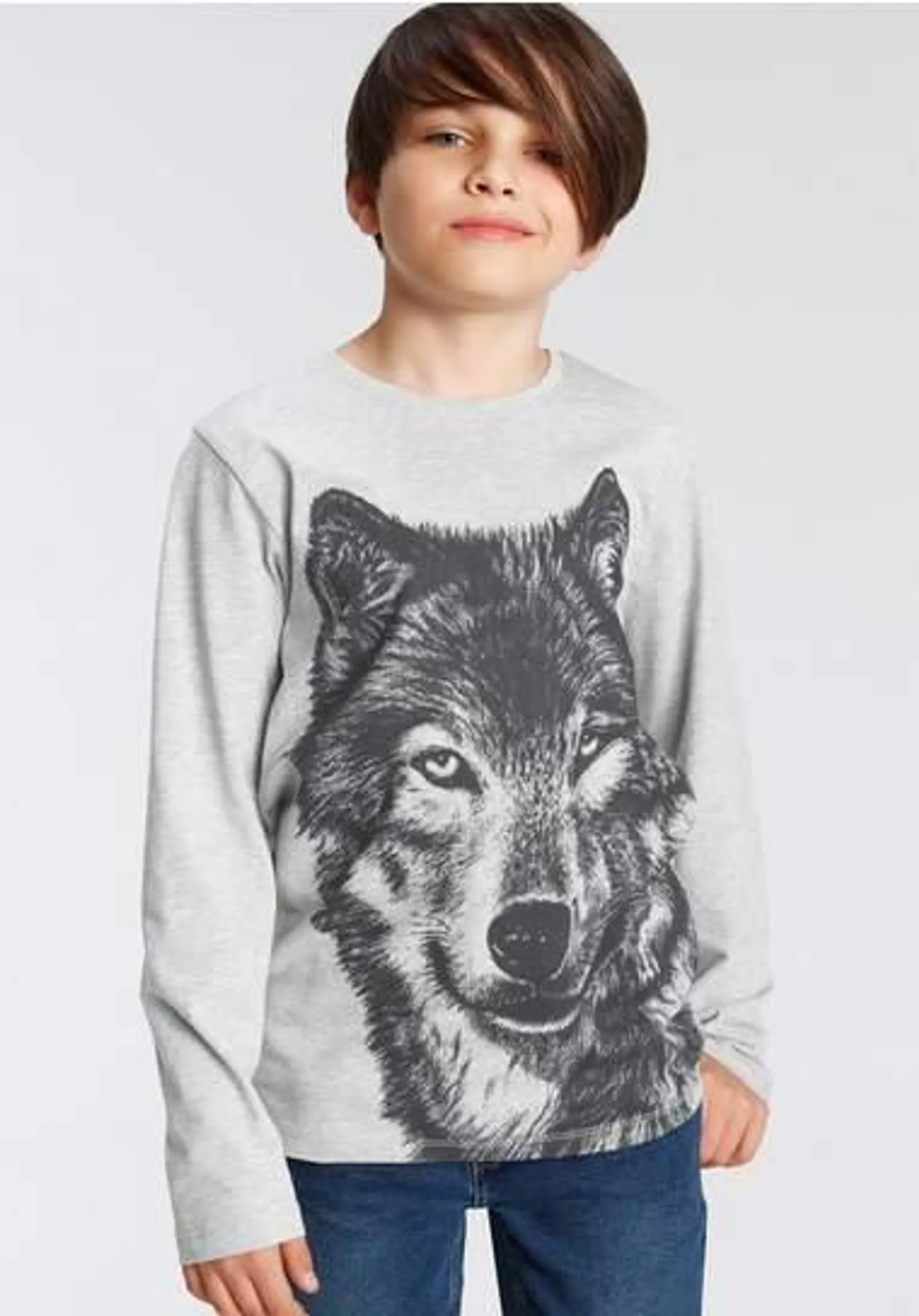 KIDSWORLD Shirt met lange mouwen Wolf