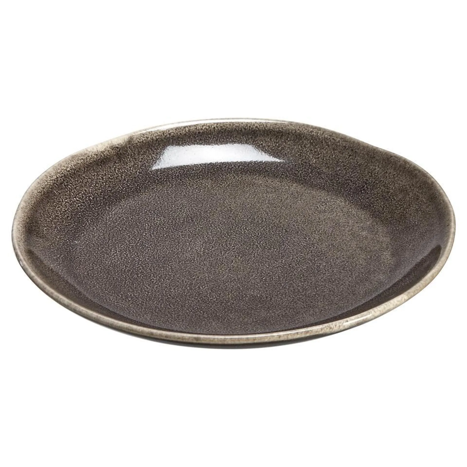 Ontbijtbord Glaze Antraciet - ⌀22cm