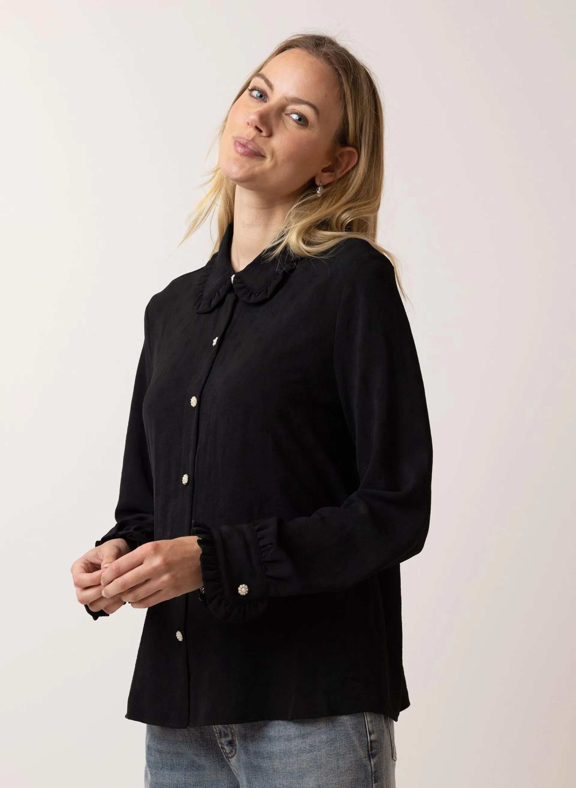 Zwarte blouse