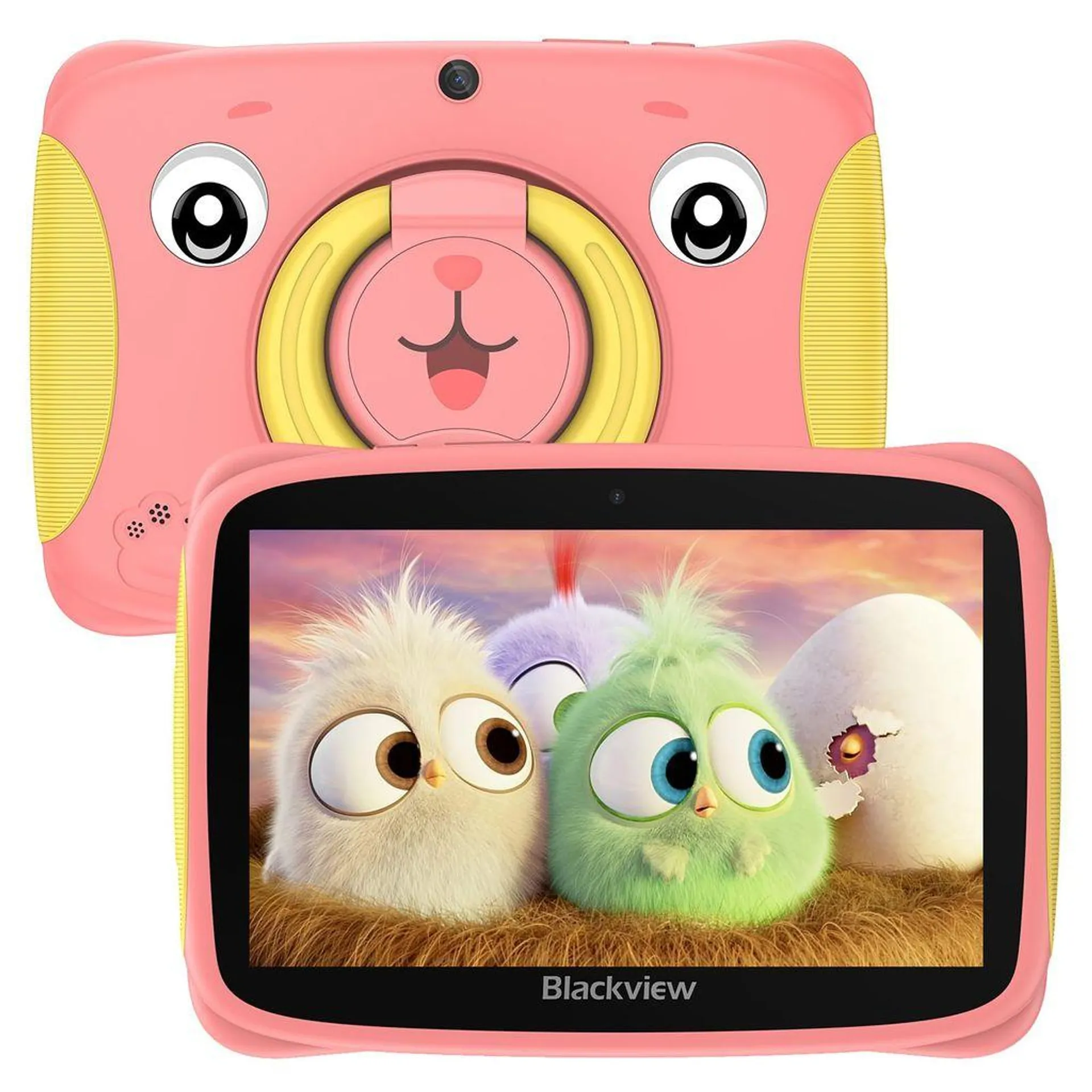 Blackview Tab 3 Kids Tablet Android 13 Kinder Tablet 7 Zoll Display 4GB RAM 32GB ROM, 3280mAh, Tablet für Kinder mit Tragbarem Griff und Sturzsicherer Hülle Vorinstalliertes iKids/Google Play