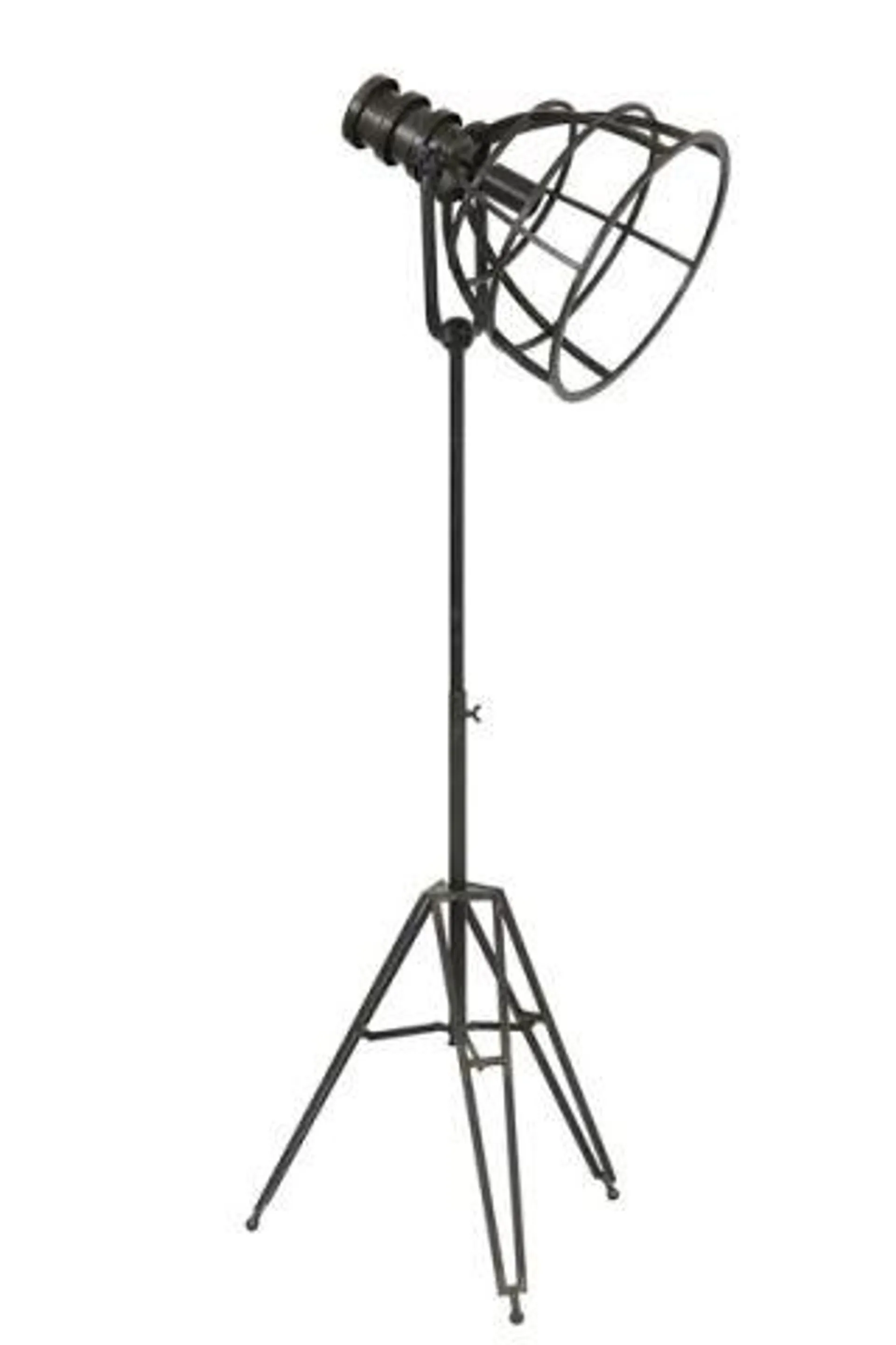 Vloerlamp Apiro antiek zwart 157x58 cm