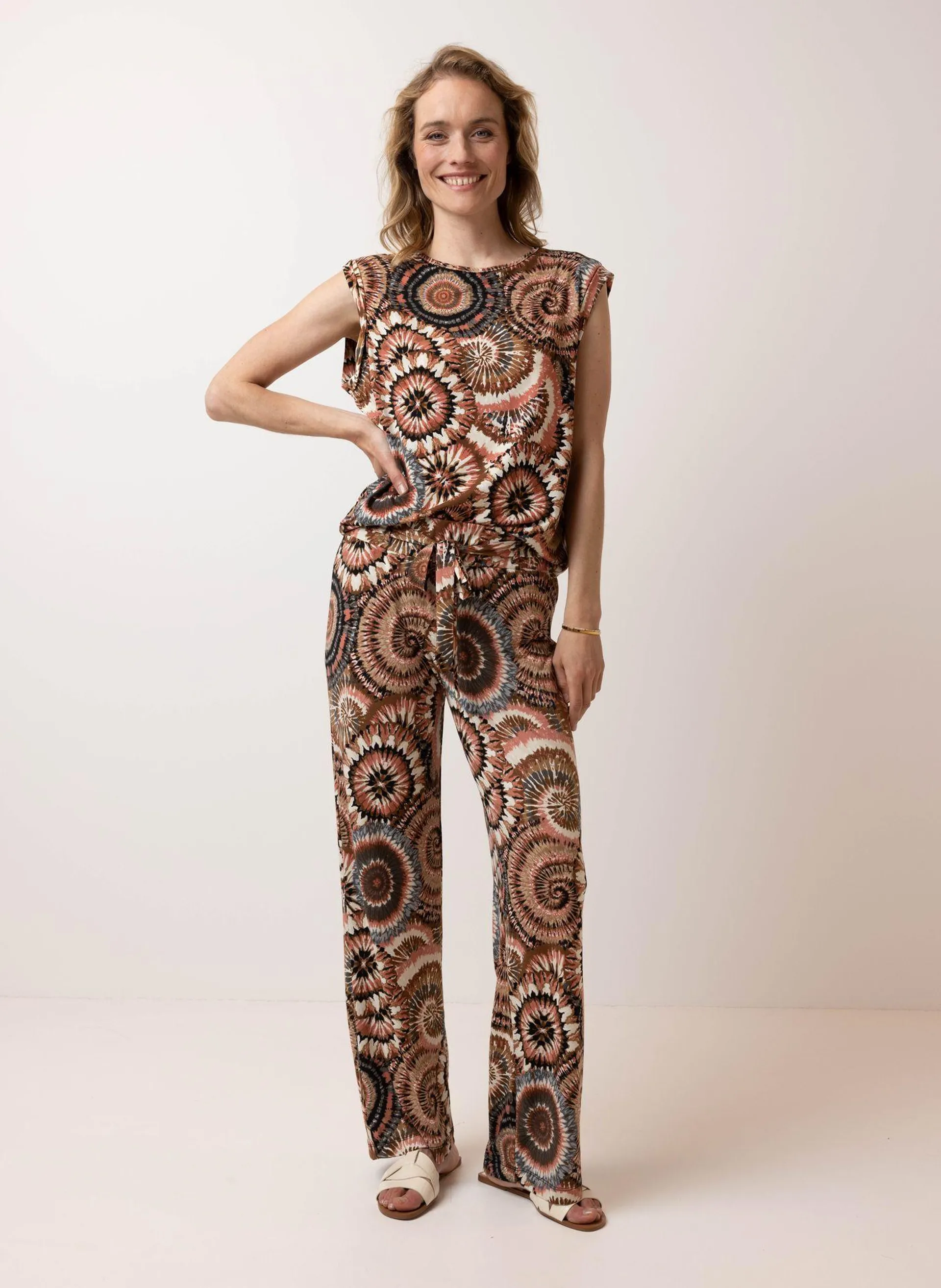 Meerkleurige pantalon