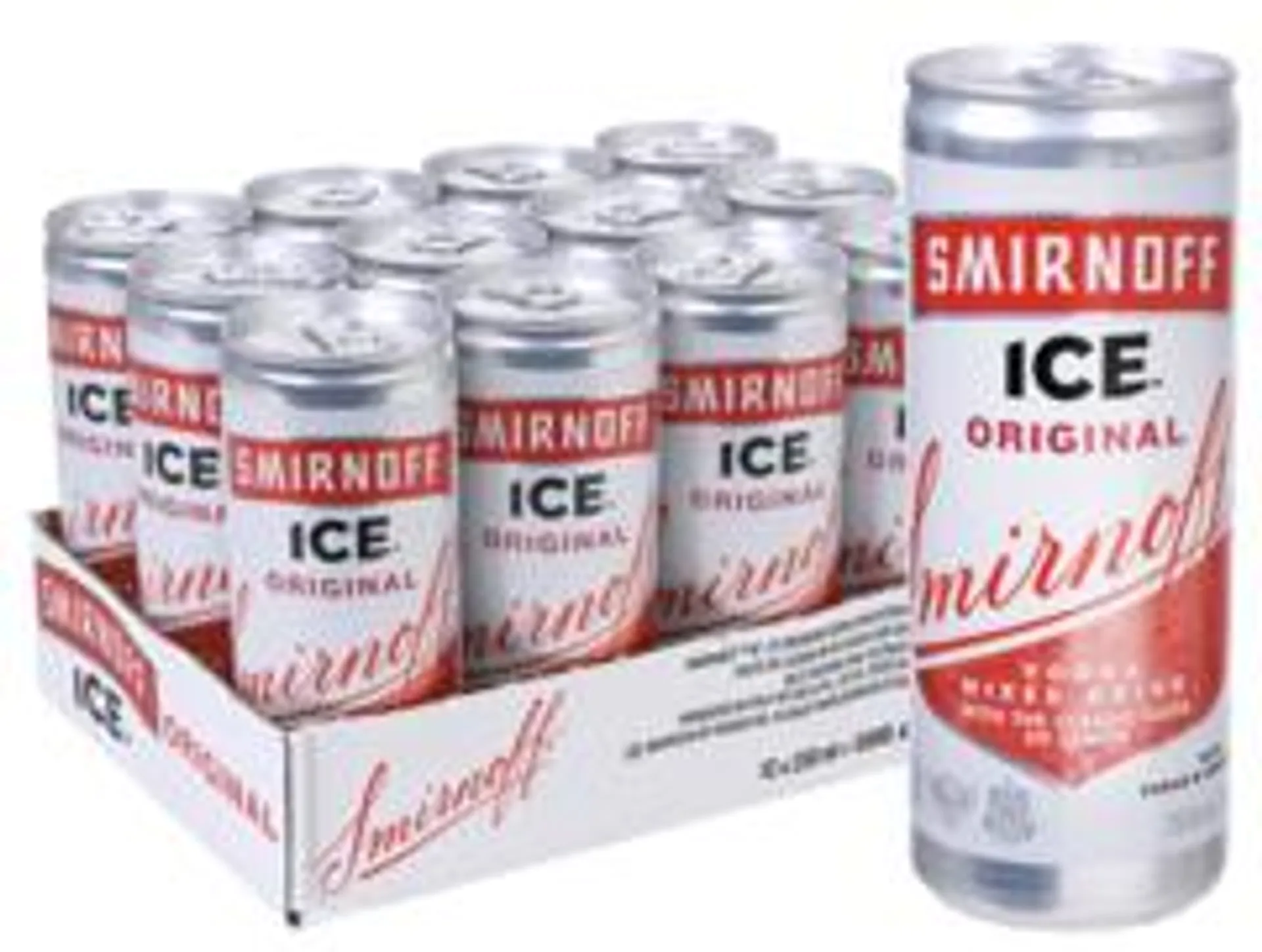 12-Pack Smirnoff Ice Vodka 4,0% Vol. 250ml