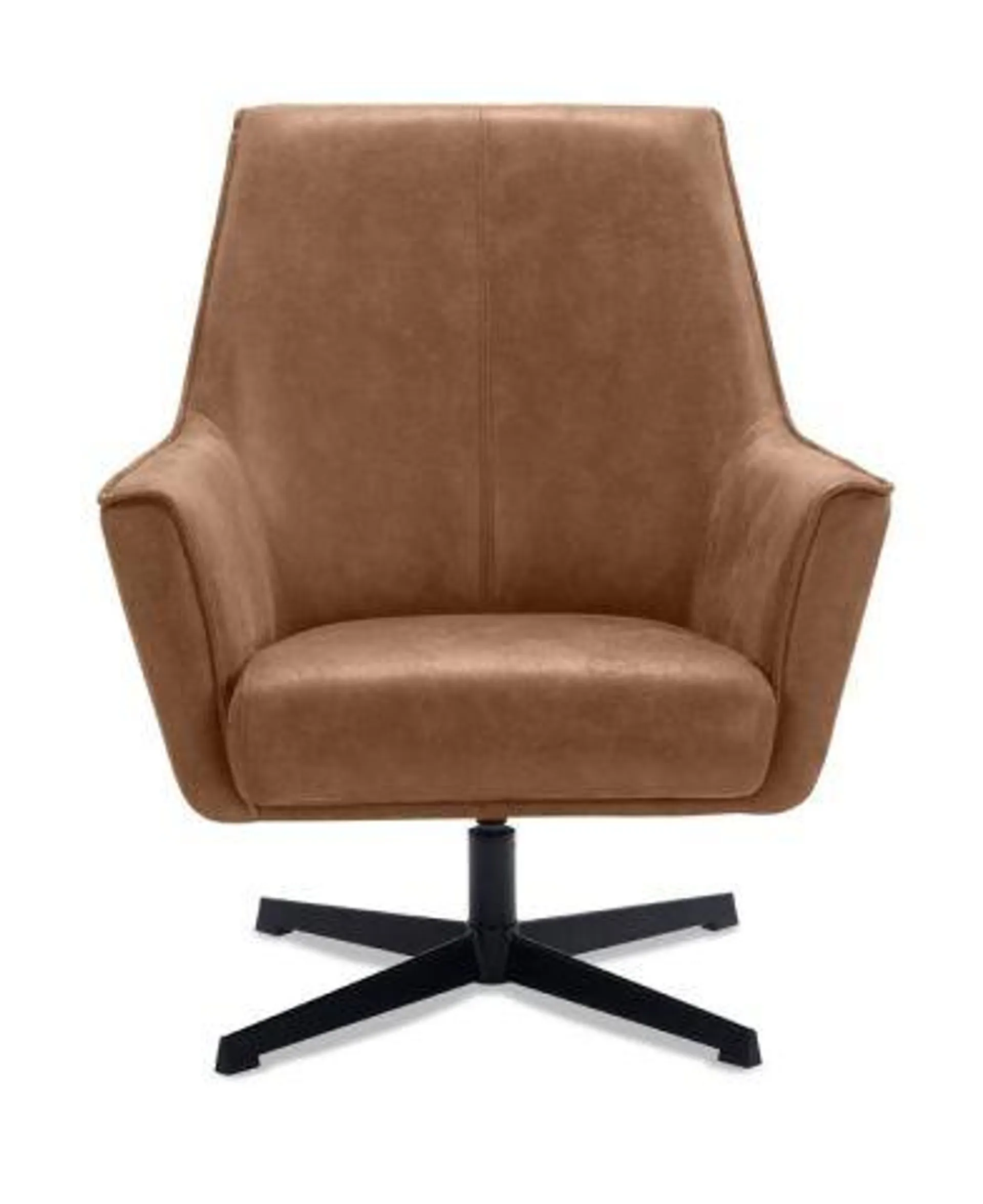 Draaifauteuil Campana microleder camel