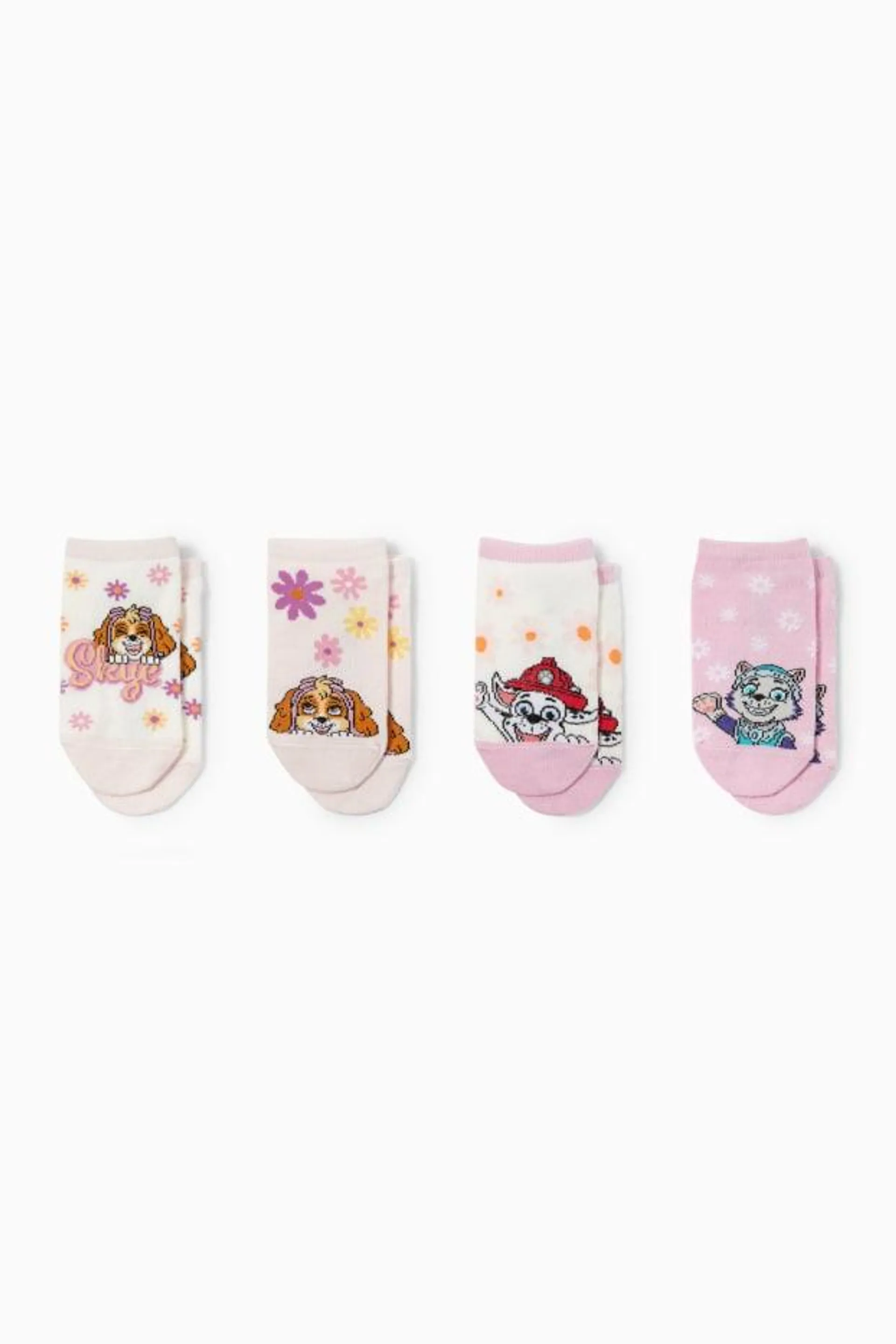 Multipack of 4 - PAW Patrol - trainer socks with motif