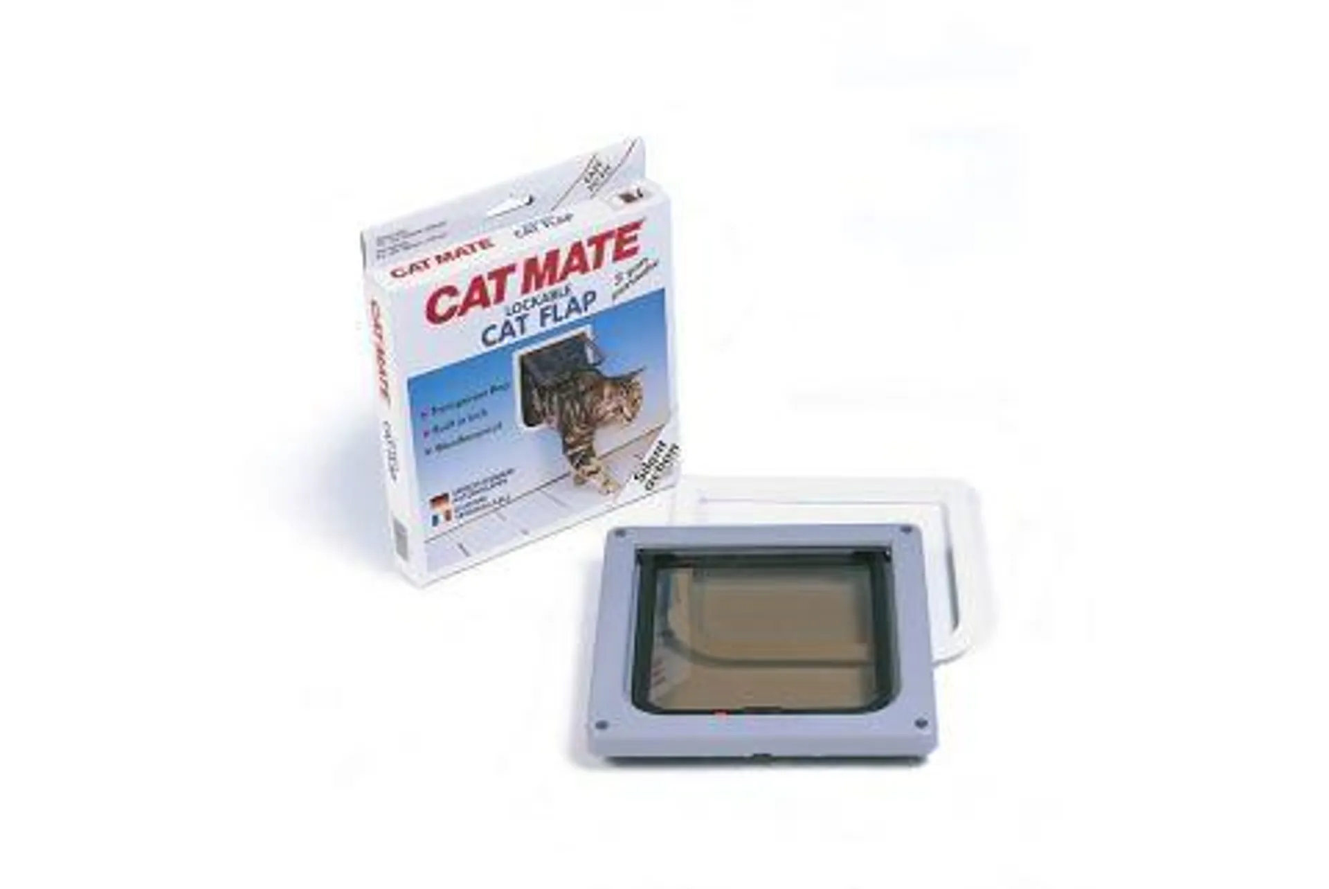 CATMATE 304W - Kattenluik & Kattendeuren - 192x200 mm - Wit