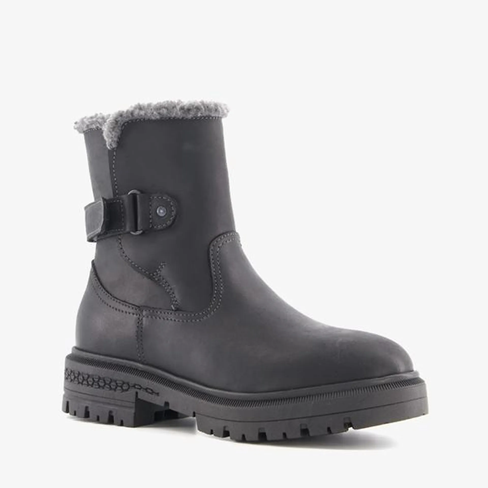 Hush Puppies gevoerde dames boots zwart