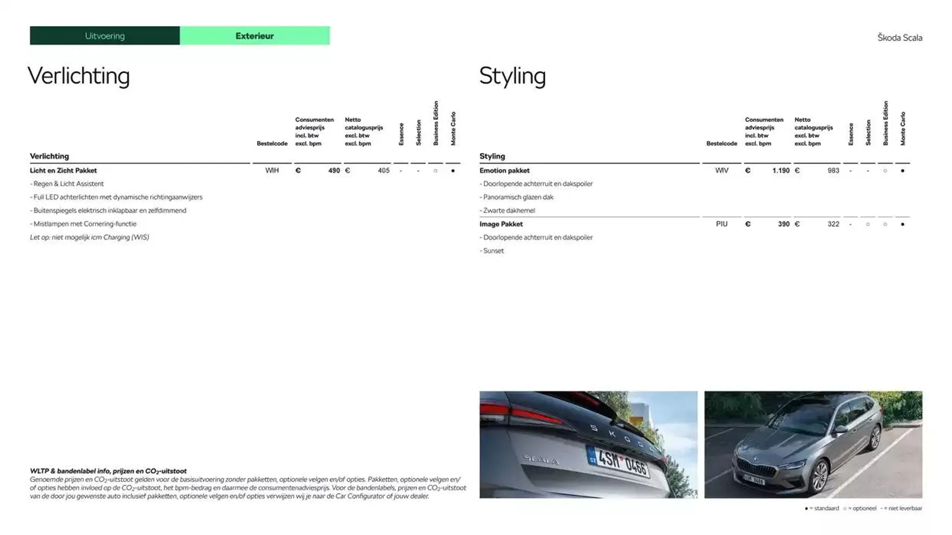 Škoda Scala prijslijst per 25 november 2024 van 27 november tot 27 november 2025 - Folder pagina 10