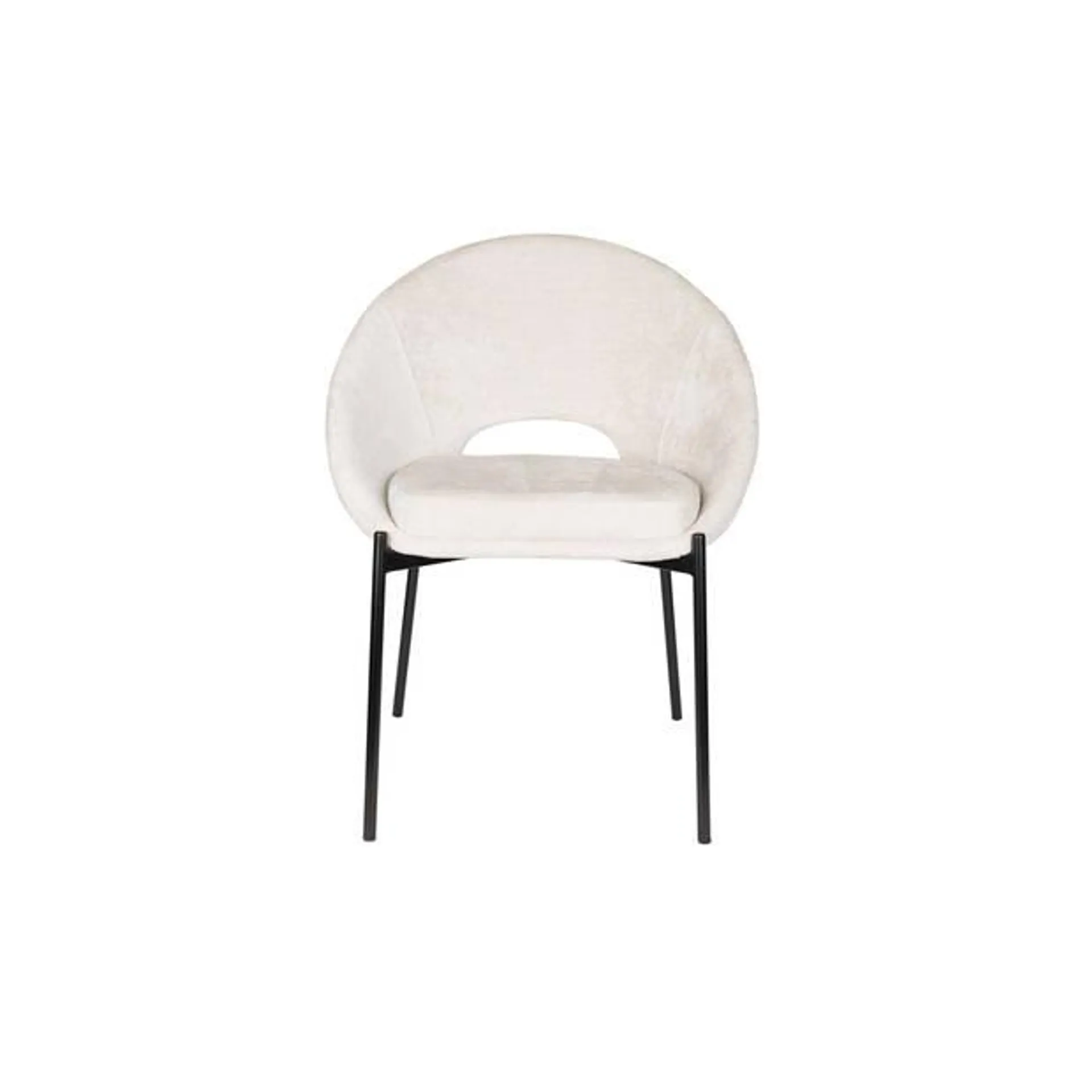 Housecraft Dando Eetkamerstoelen Off White - Set van 2