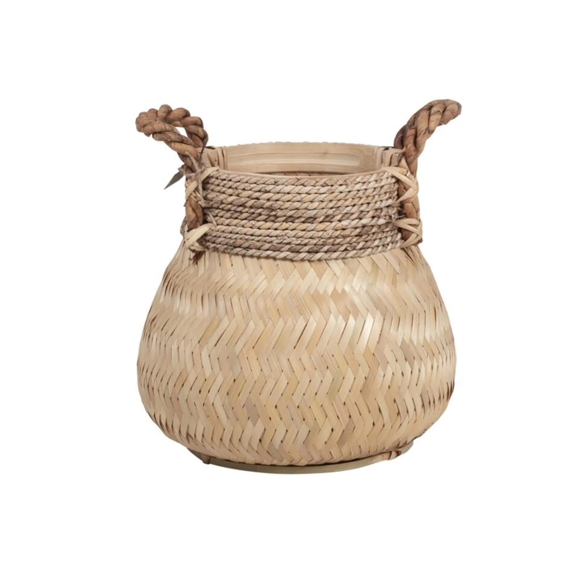 Basket Bamboe - 34x34x24cm - Naturel - Bamboo Naturel