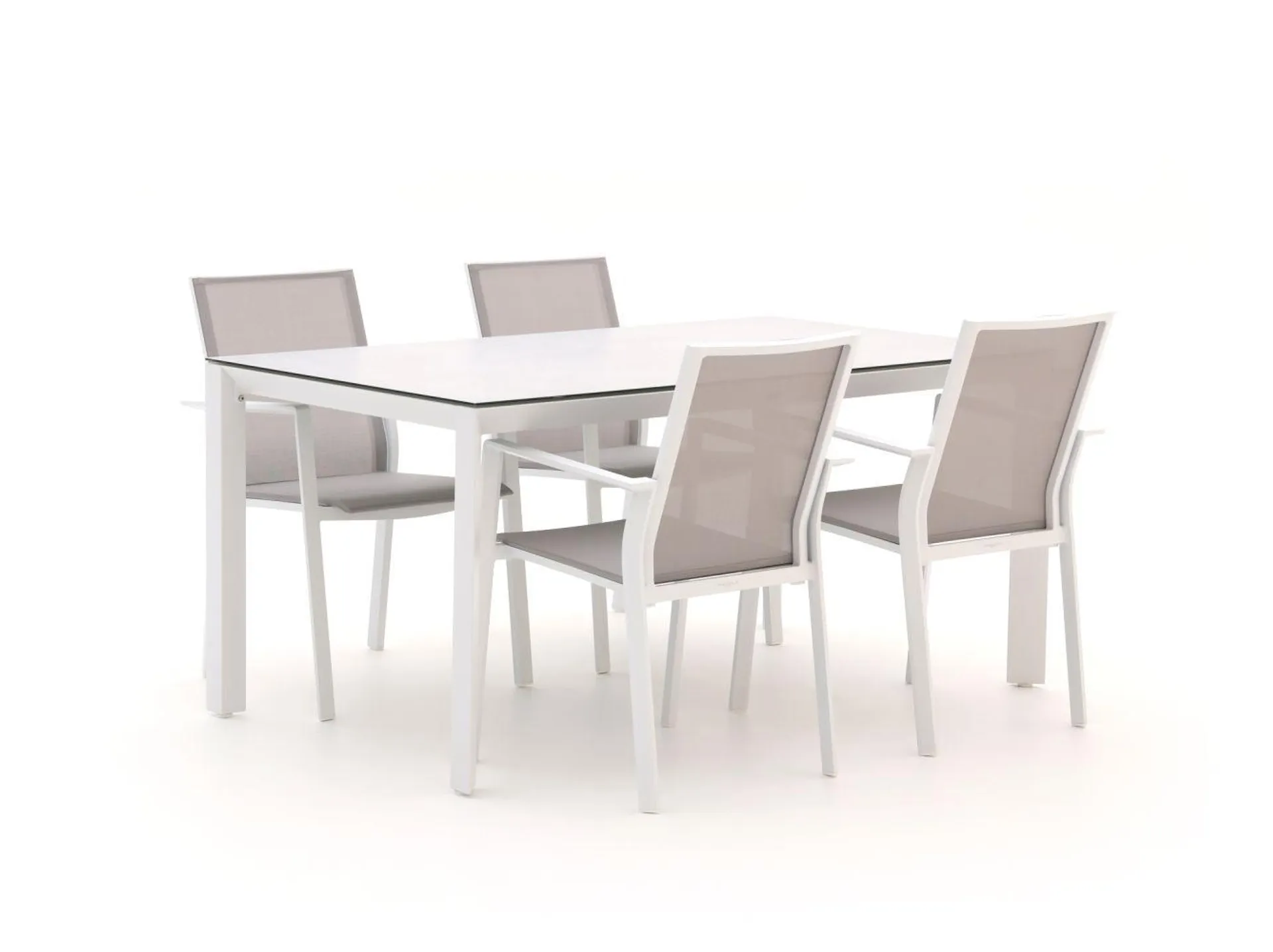 Bernstein Amberg/Veneto 160cm dining tuinset 5-delig stapelbaar