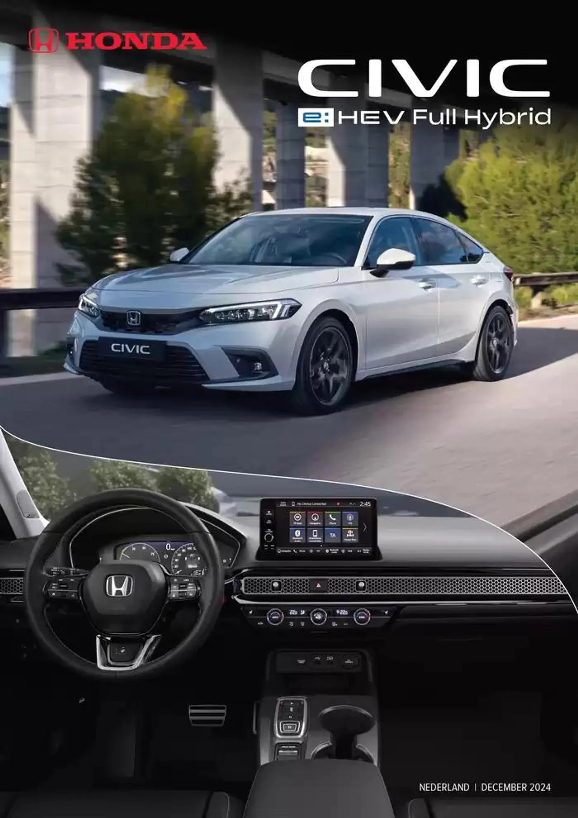 Honda Civic e:HEV — Prijslijst van 30 november tot 14 december 2024 - Folder pagina 1