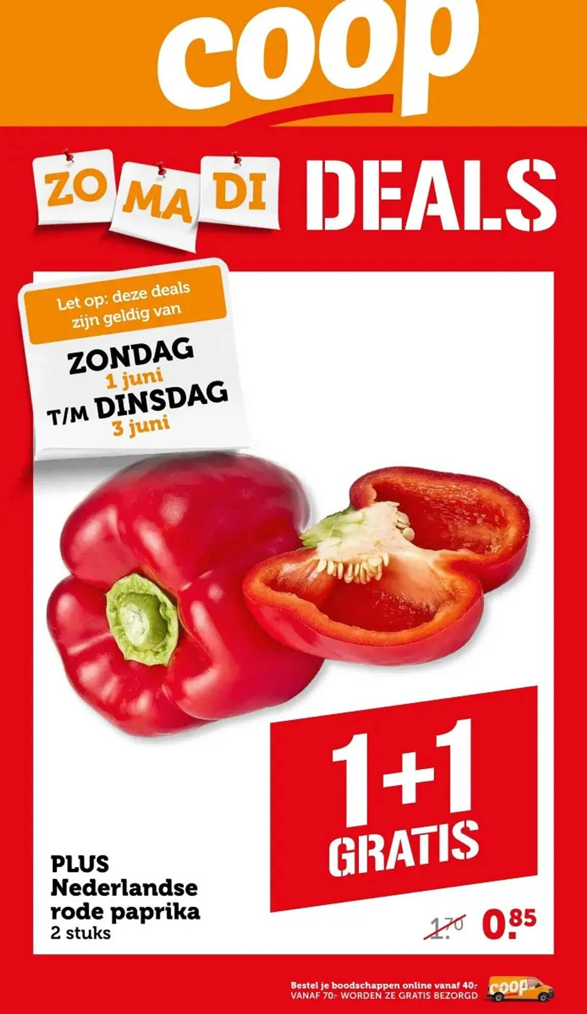 Coop folder van 1 juni tot 3 juni 2025 - Folder pagina 1