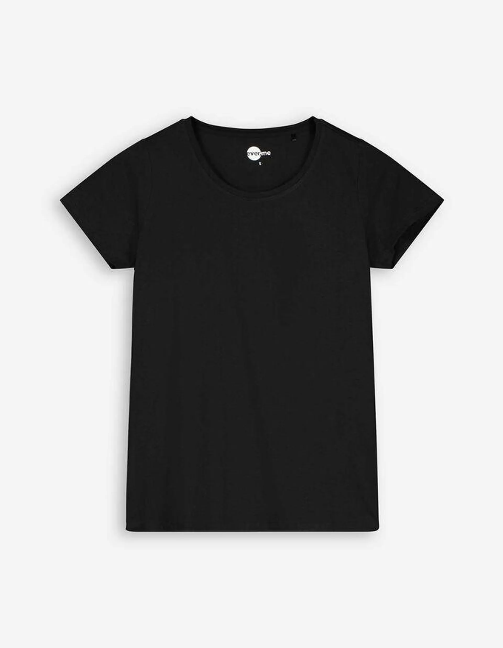 T-shirt - Basis - zwart