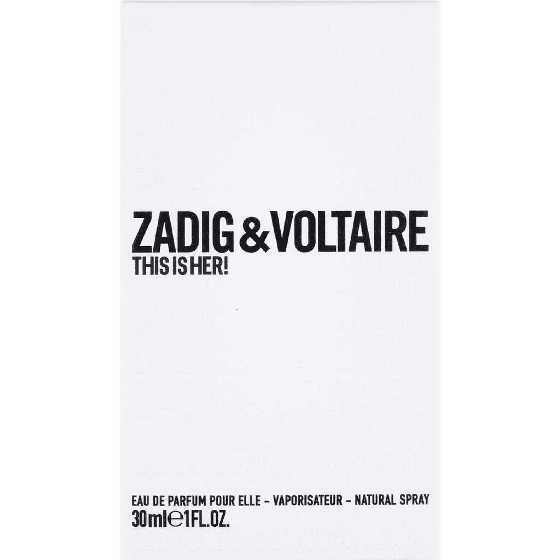 Zadig&Voltaire This is Her eau de parfum 30 ML