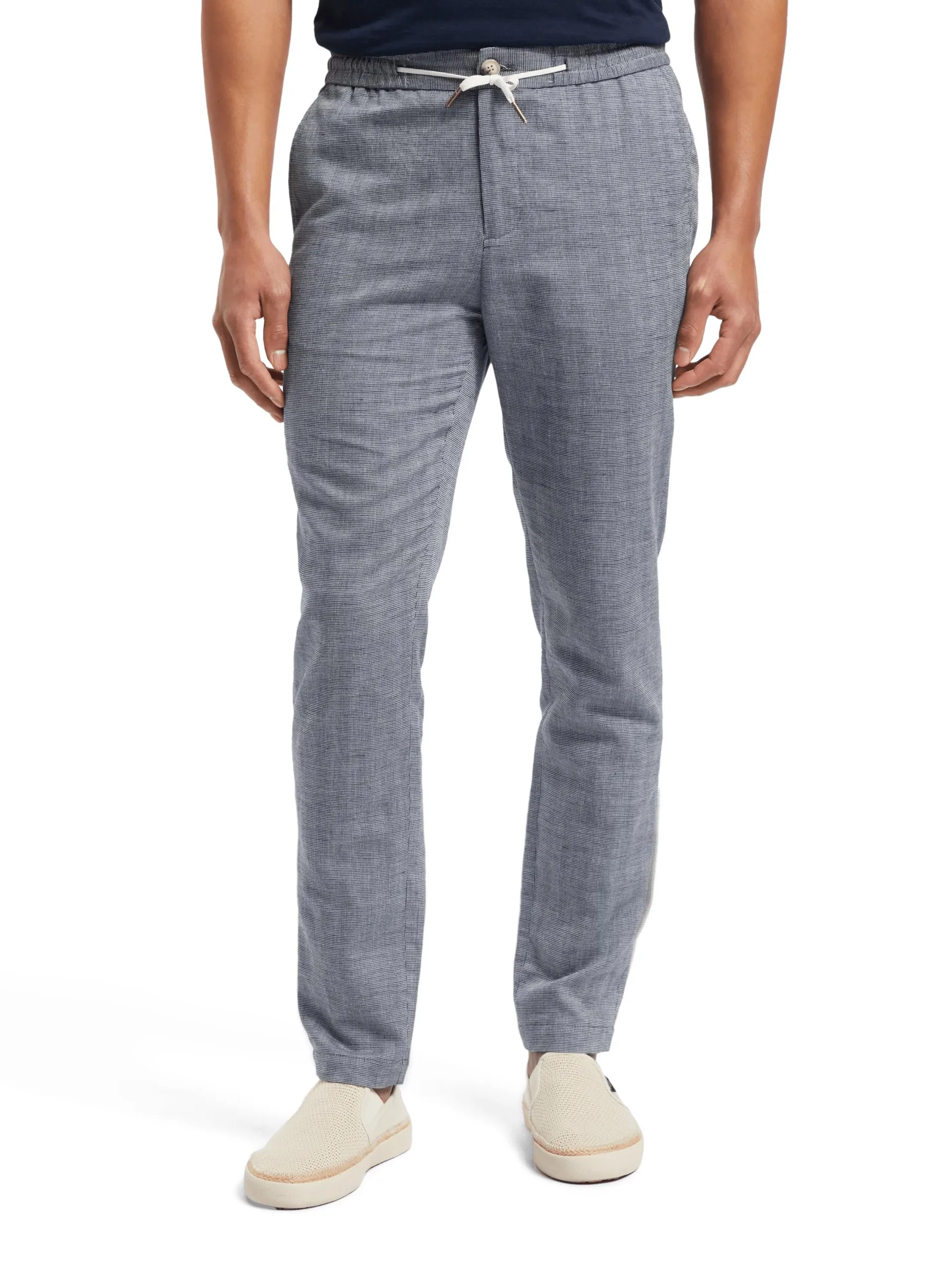 Warren straight leg linen-blended jogger