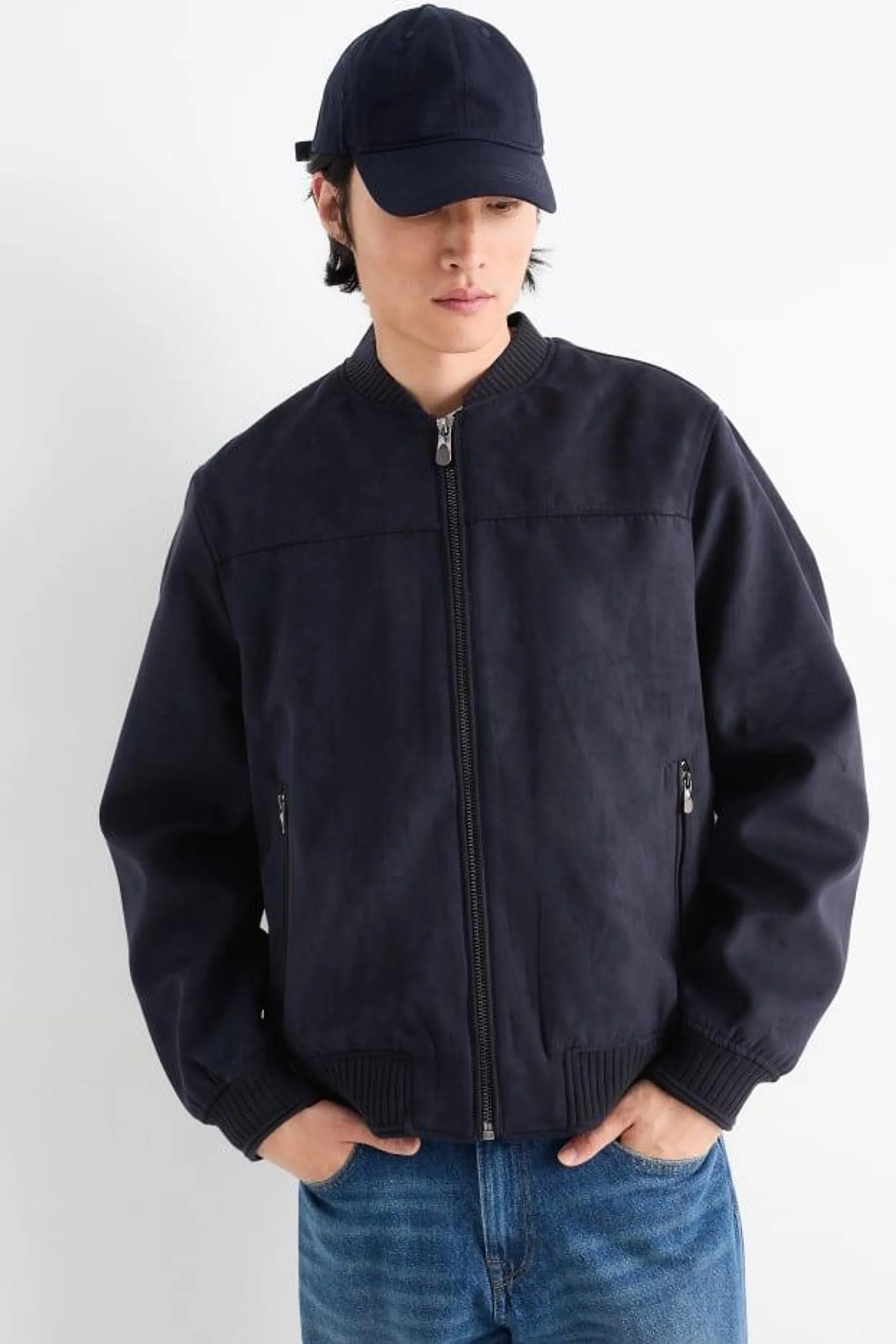 Bomber jacket - faux leather