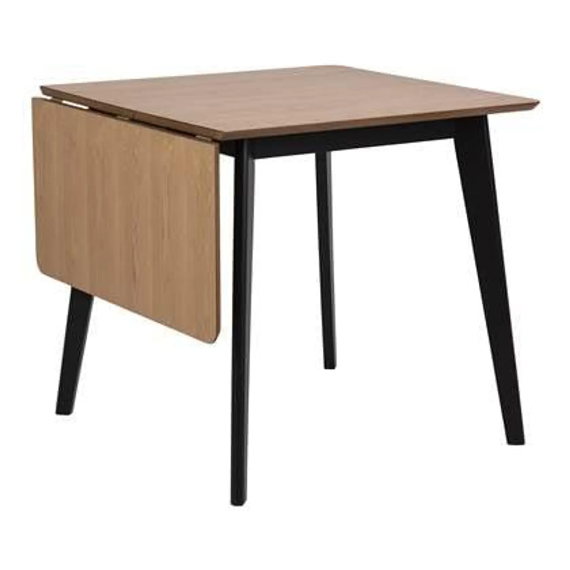 by fonQ basic Crow Eettafel Inklapbaar - 120 x 80 cm - Eiken