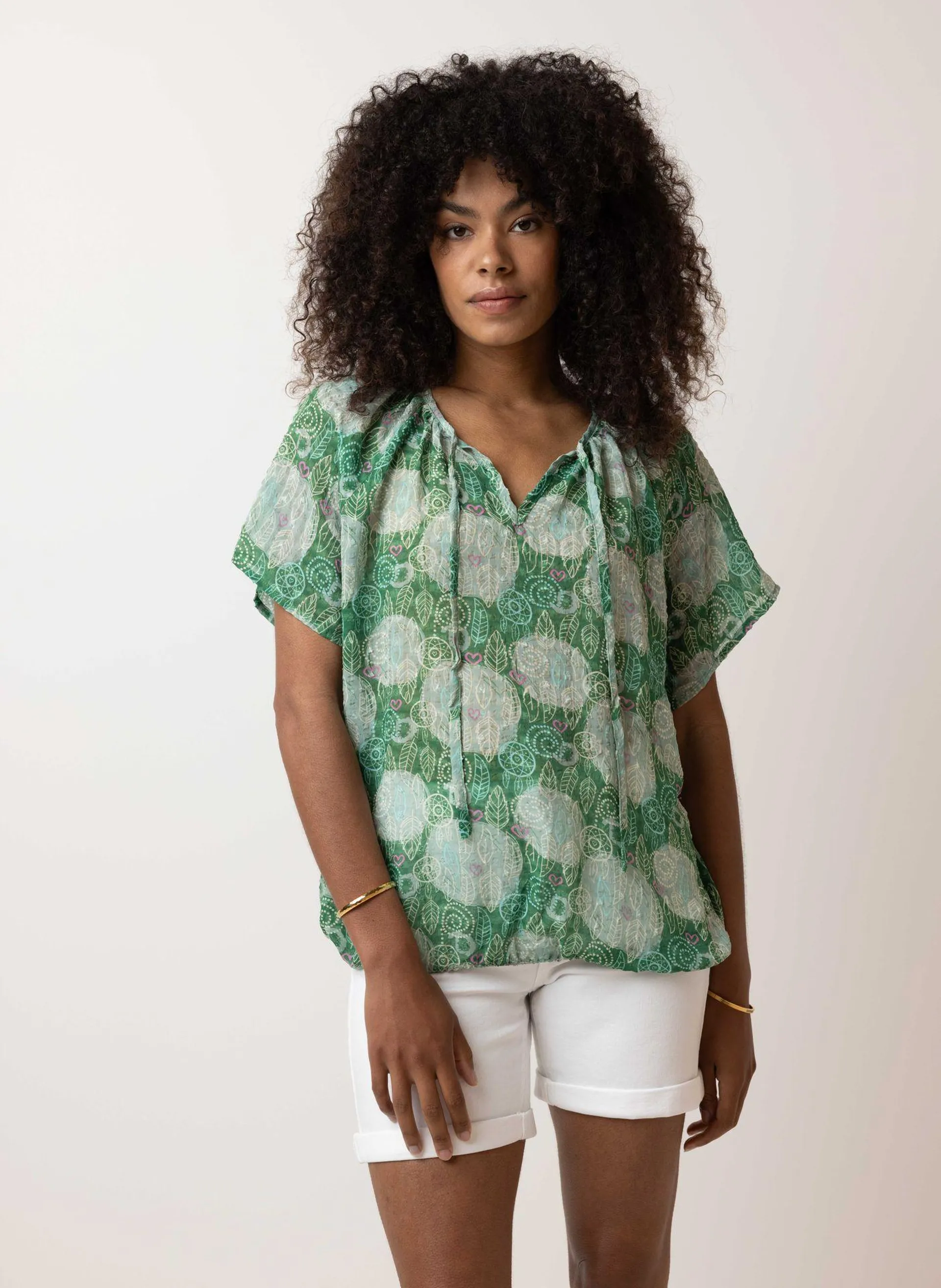 Groene blouse