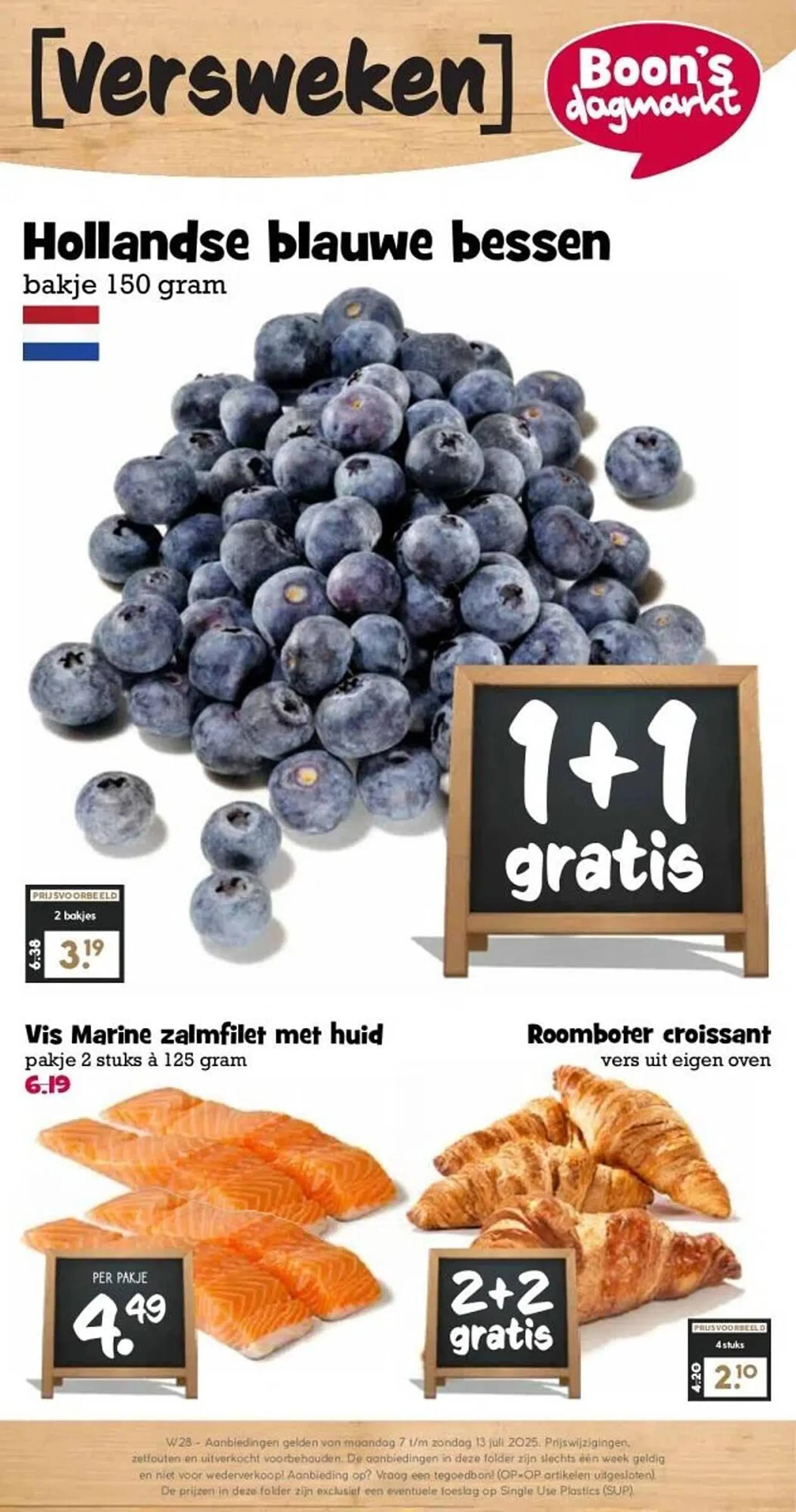 Boon`s Markt folder van 7 juli tot 13 juli 2025 - Folder pagina 1