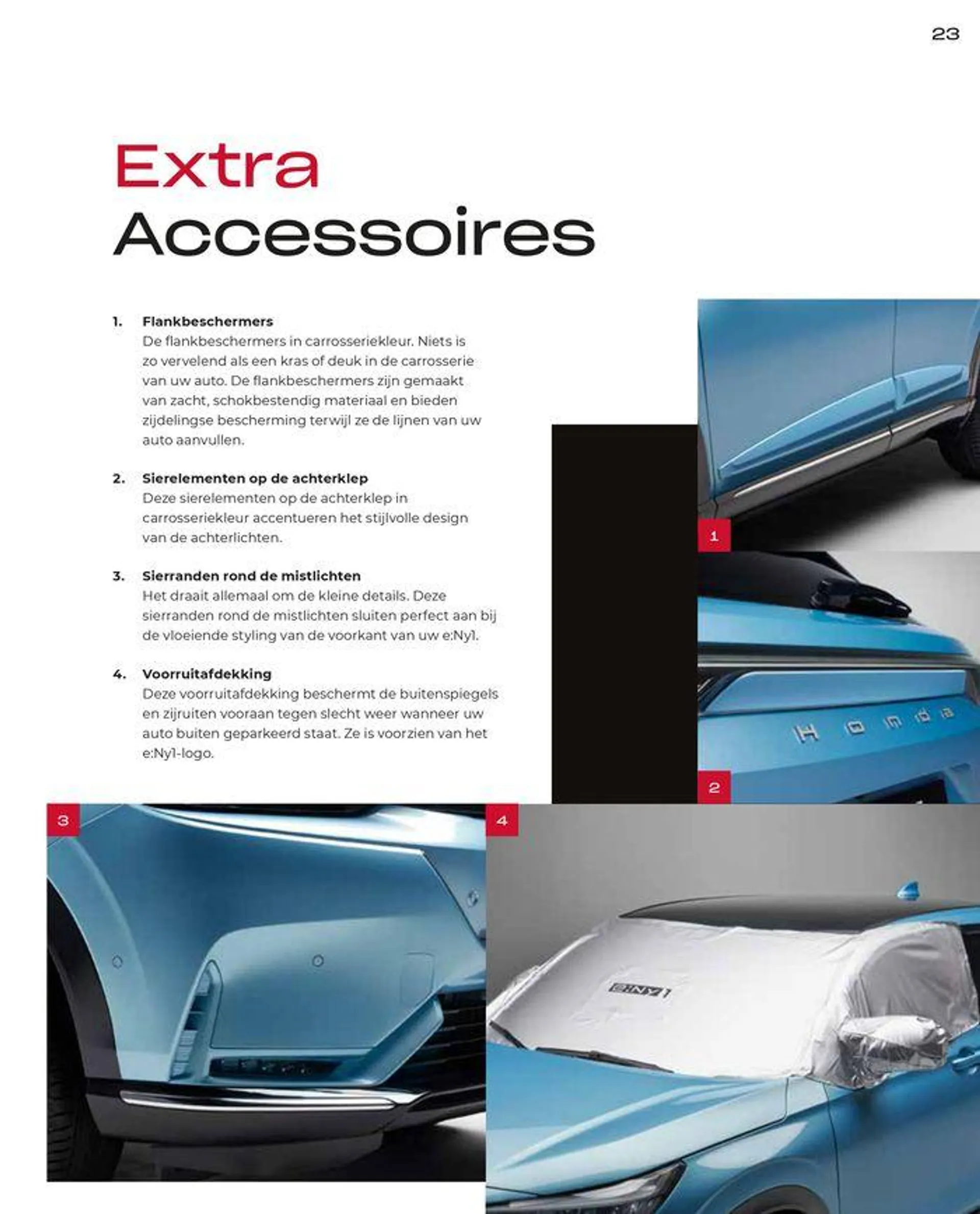 Honda e:Ny1 — Brochure Accessoires - 23