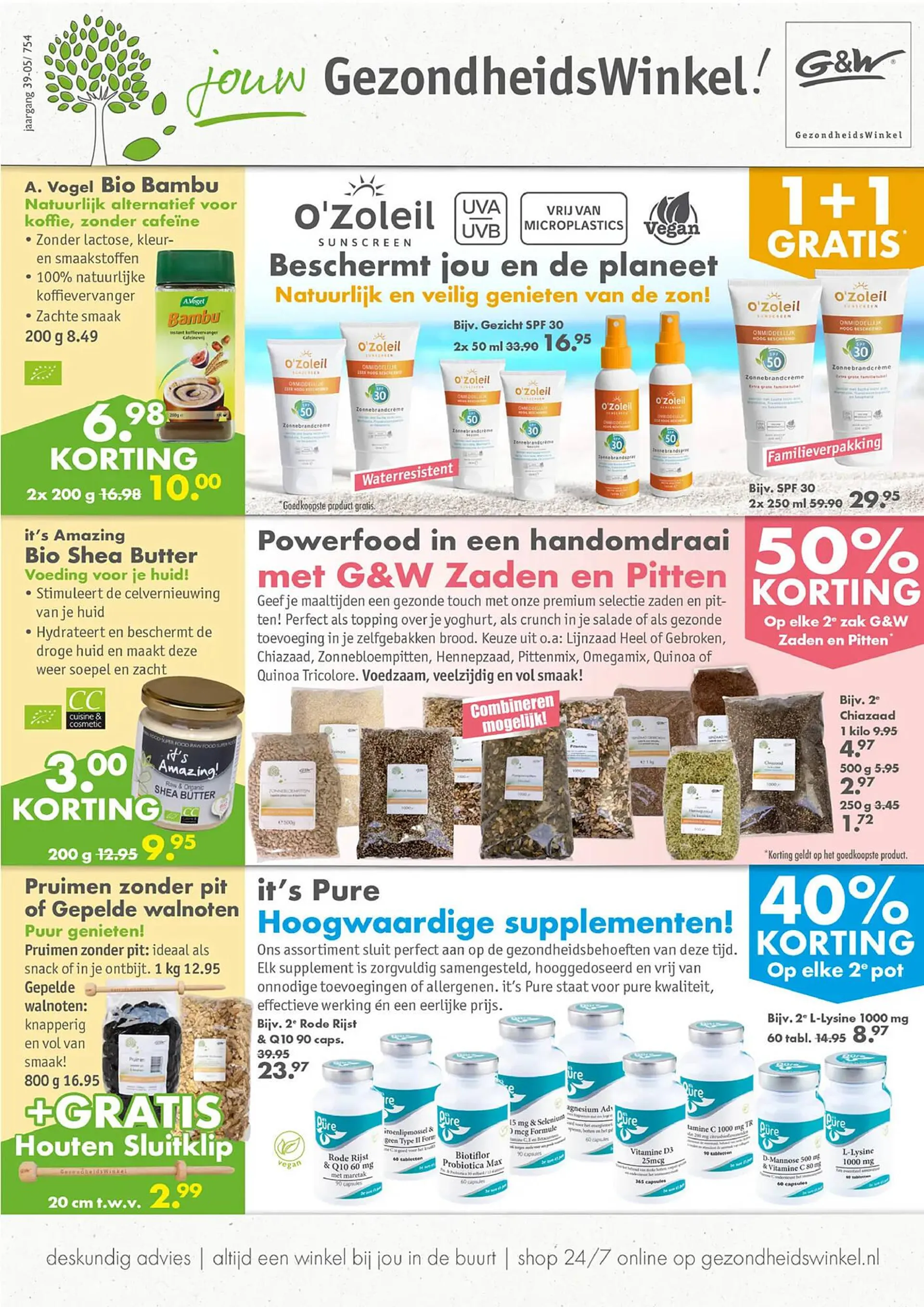 Gezond & Wel folder van 26 mei tot 22 juni 2025 - Folder pagina 1