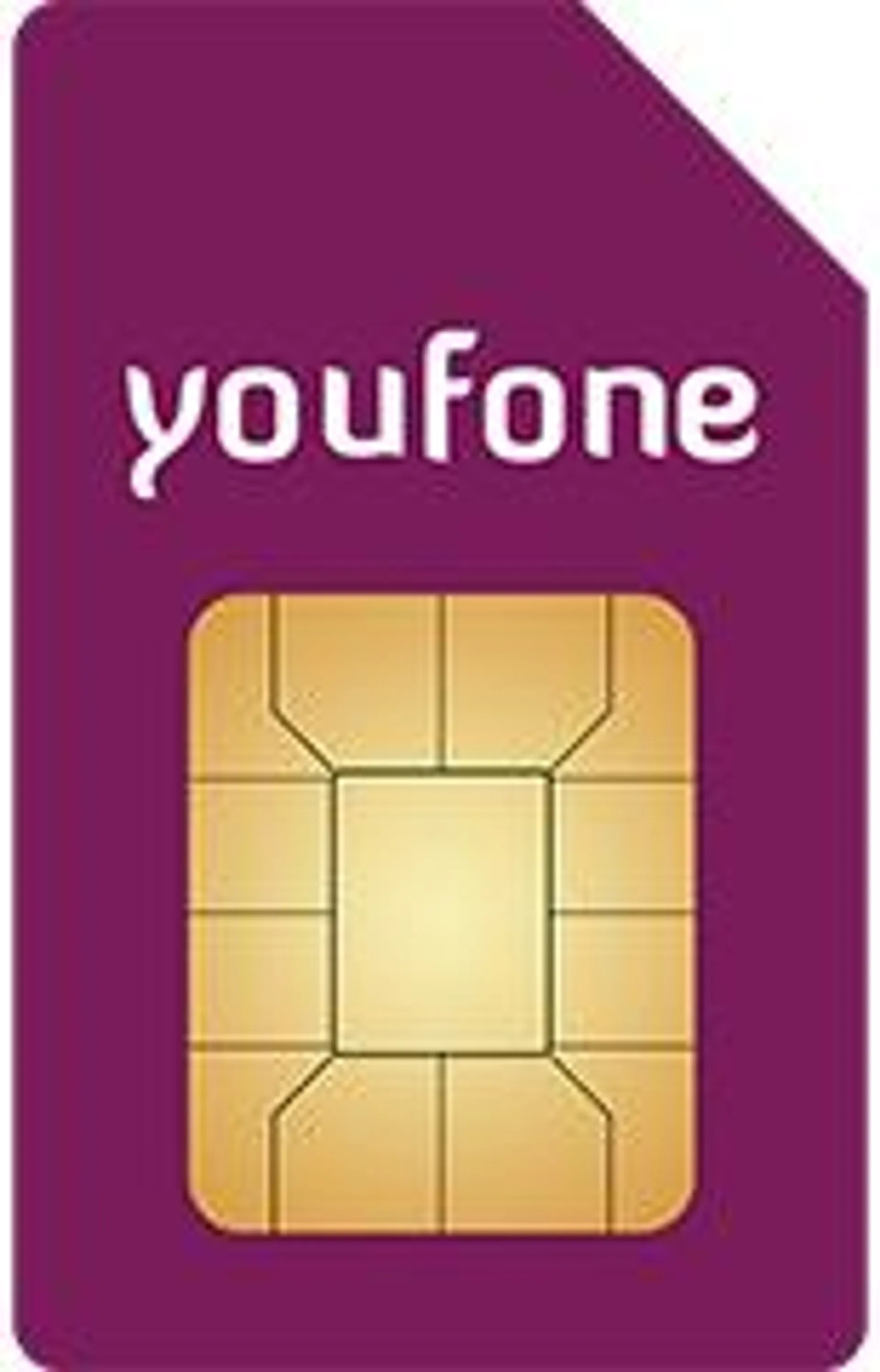 Youfone 200 min/sms + 3GB 5G - 2 jaar - Sim Only