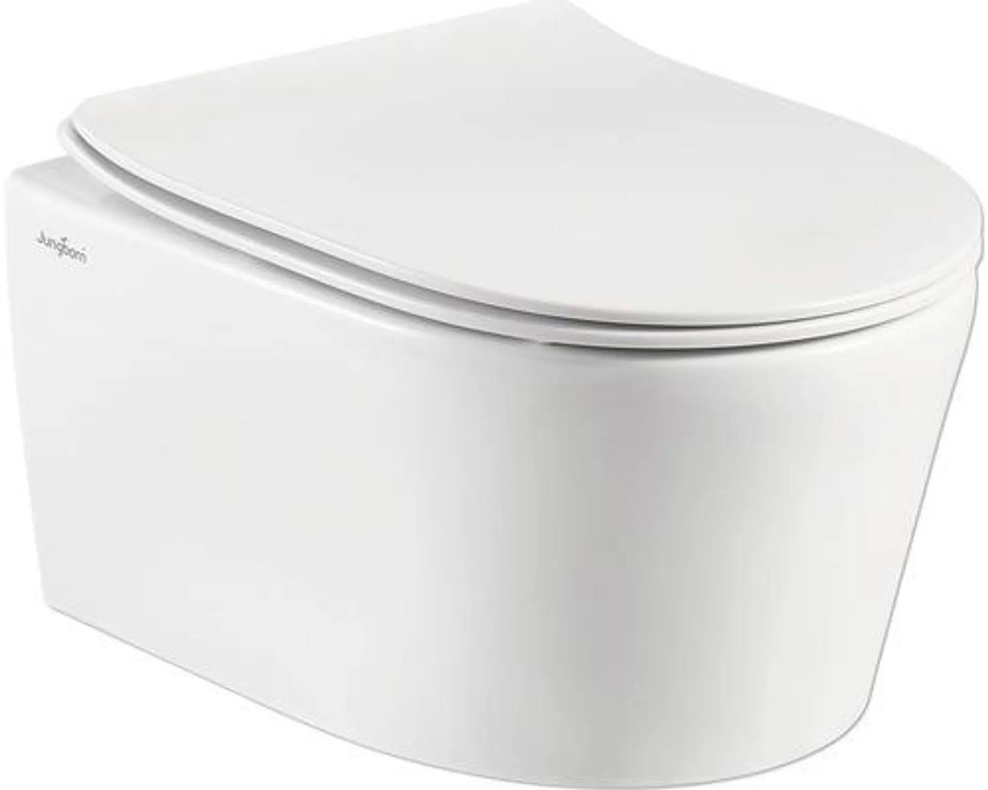 JUNGBORN Spoelrandloos toilet One compact incl. softclose wc-bril met quick-release