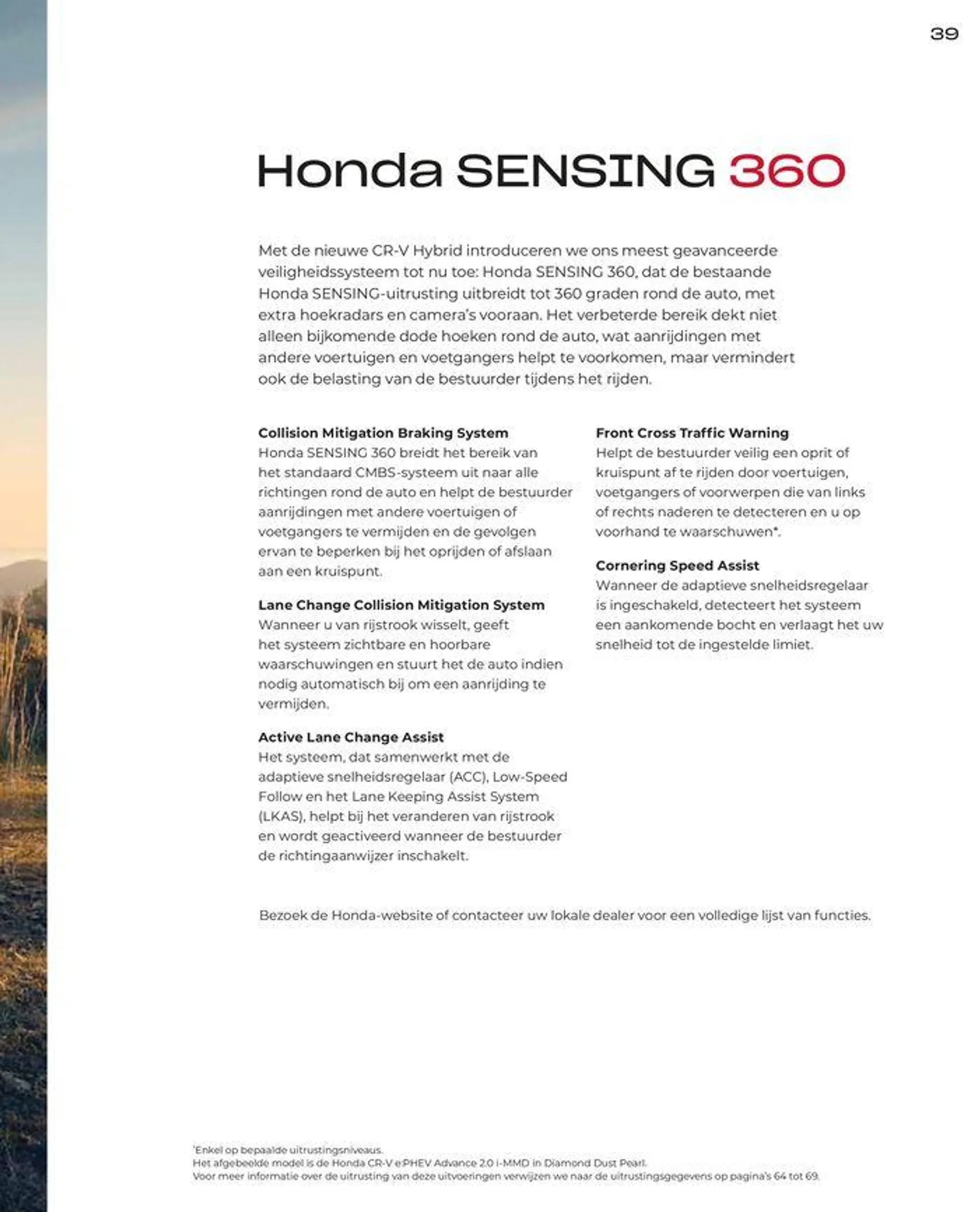 Honda CR-V e:HEV &amp; e:PHEV — Brochure van 28 juni tot 12 juli 2024 - Folder pagina 39