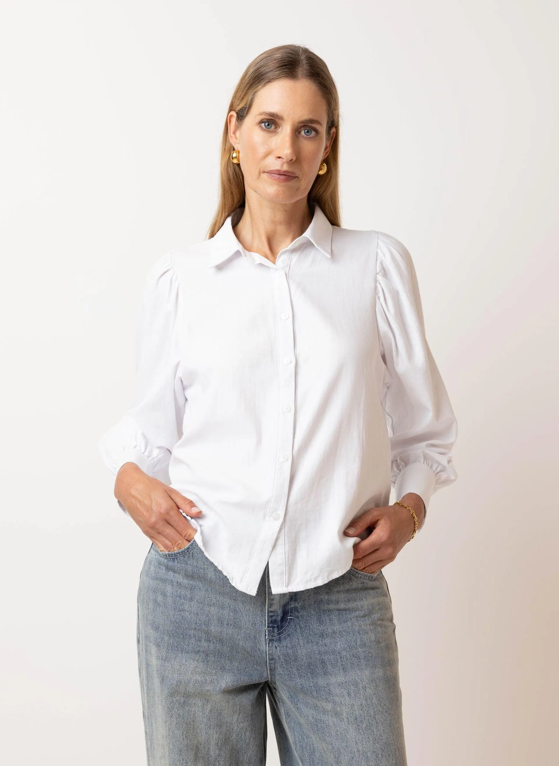 Witte blouse