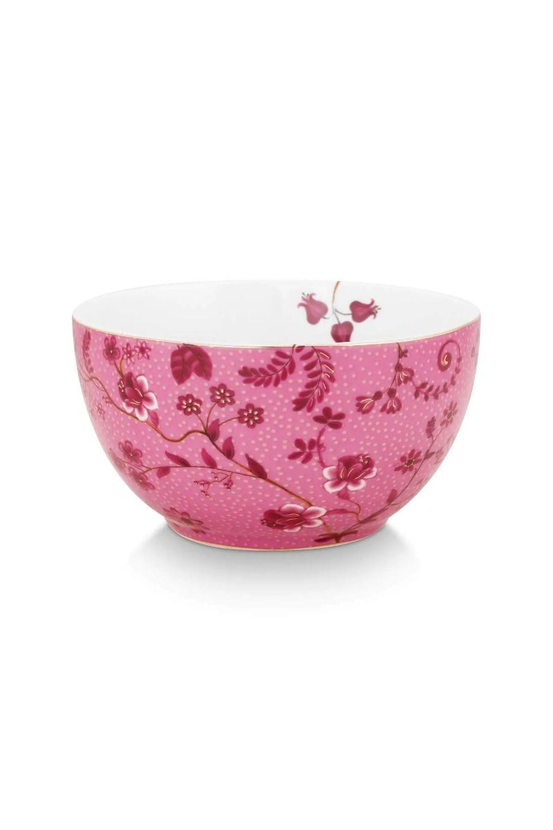 Kom Jolie Bloemen Roze 12cm