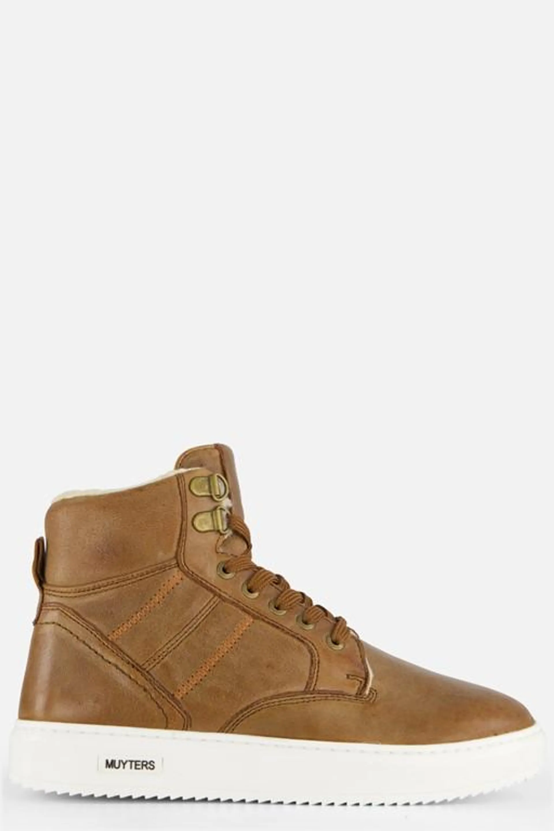 Veterboots cognac leer