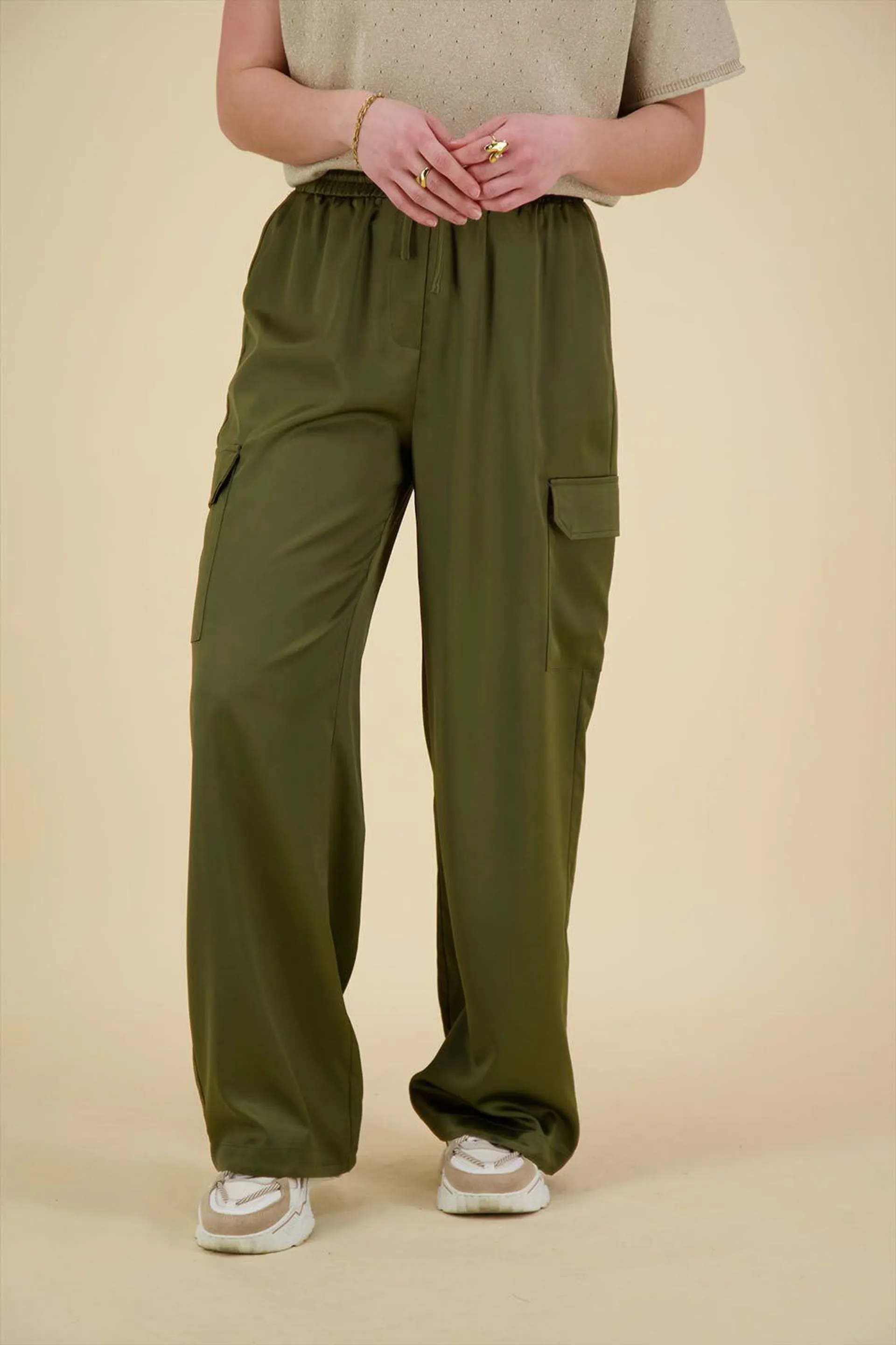 Cargo Pantalon Groen