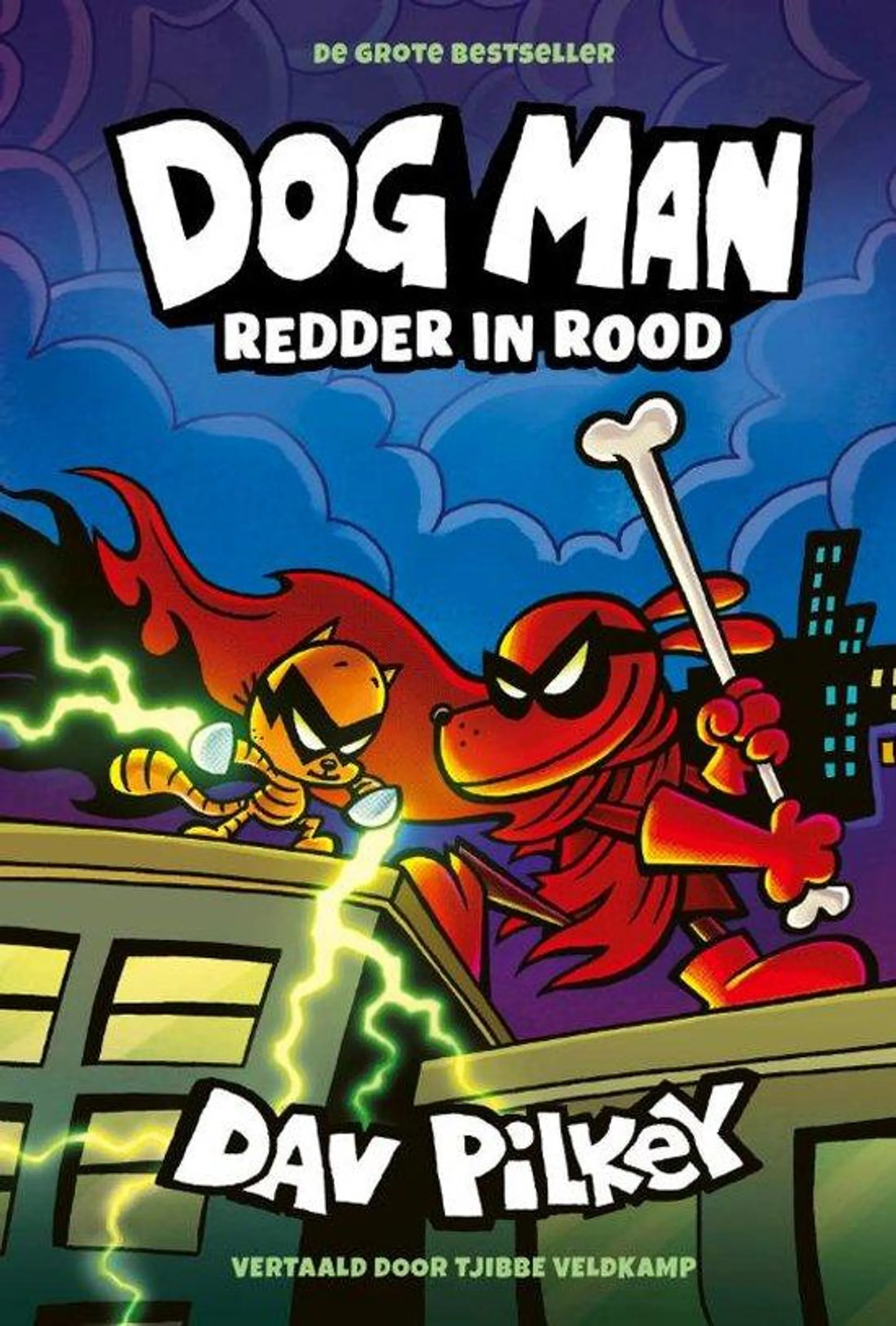 Dog Man 12 - Redder in rood