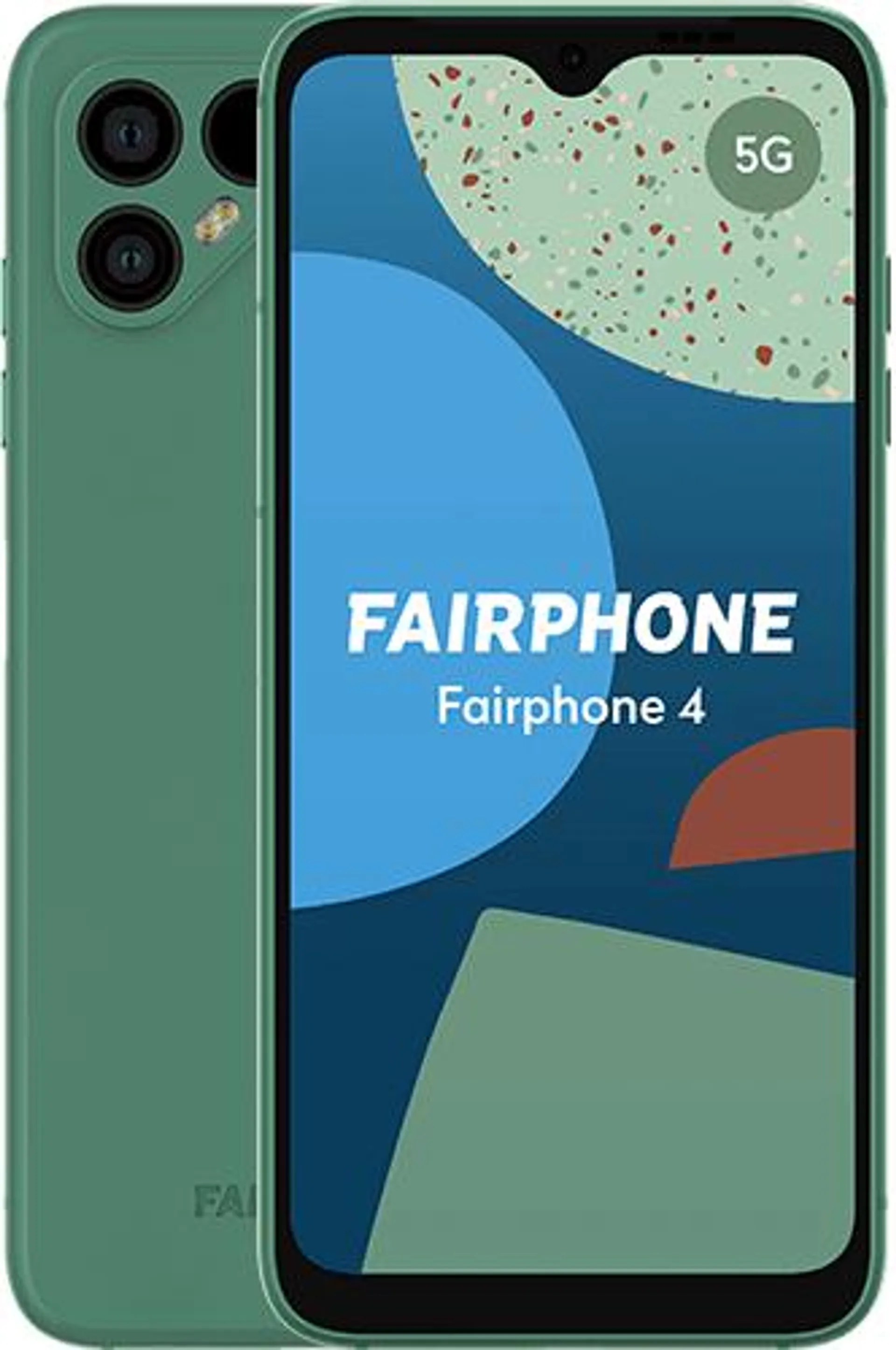 Fairphone 4 5G Single SIM en eSIM 256 GB - Green