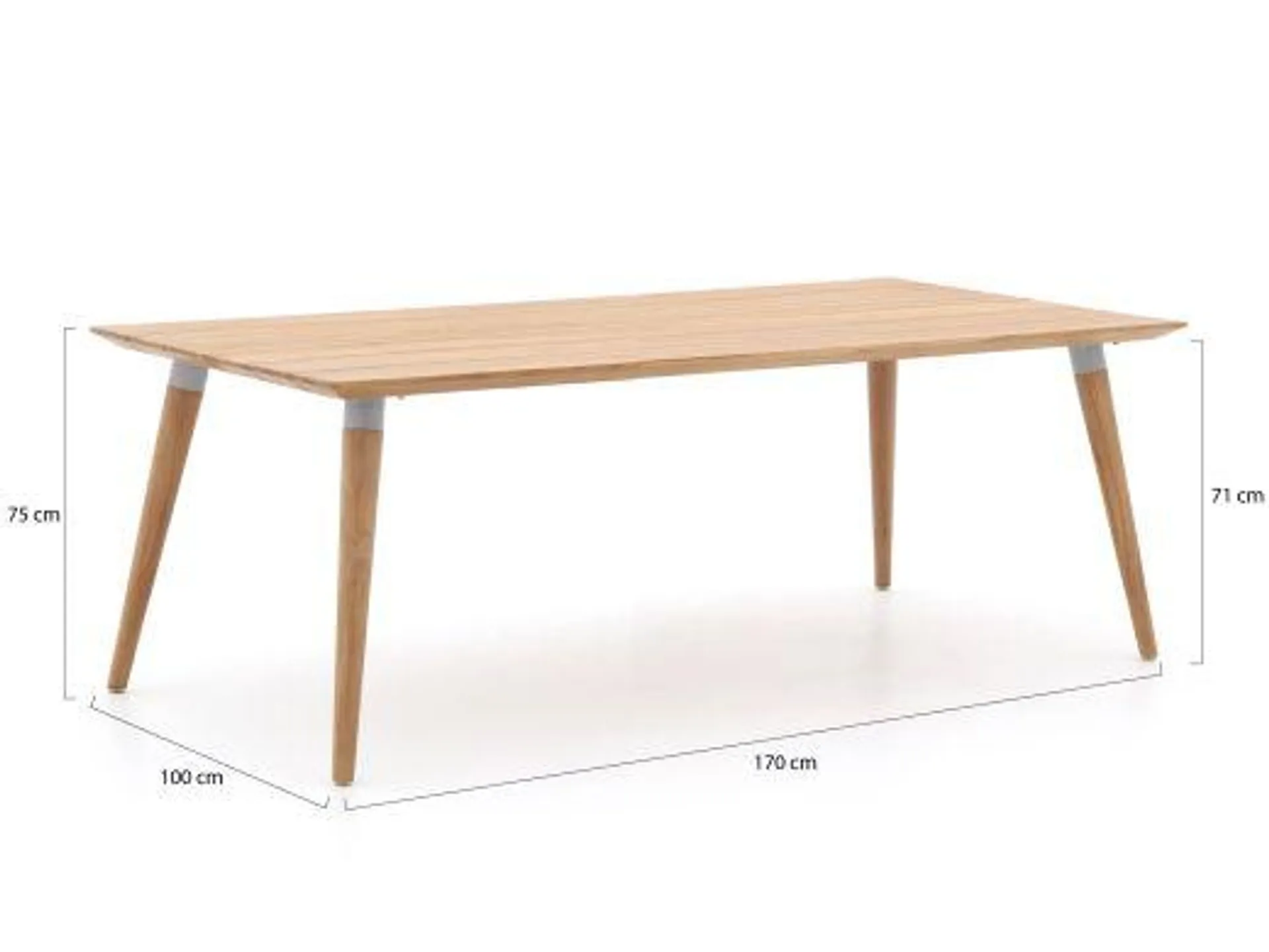 Hartman Sophie Element/Studio 170cm dining tuinset 5-delig