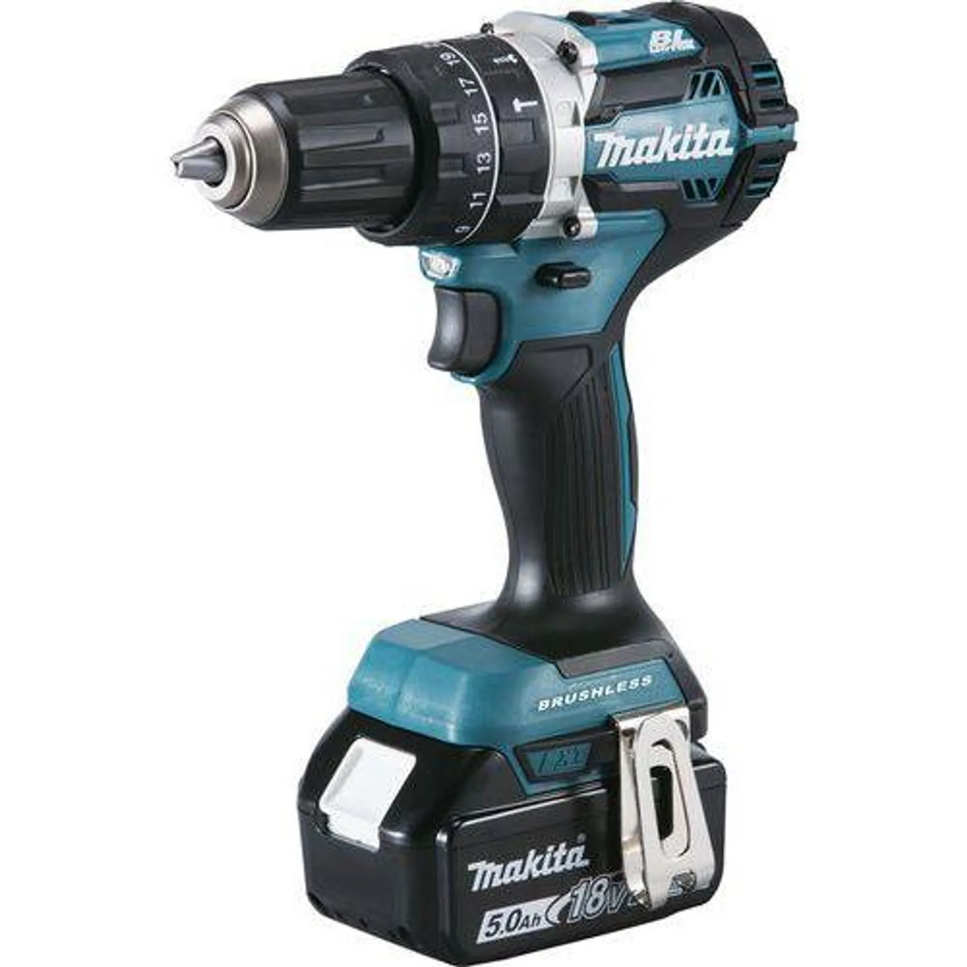 Schroef-/klopboormachine 18 V 5 Ah 13 mm - Makita