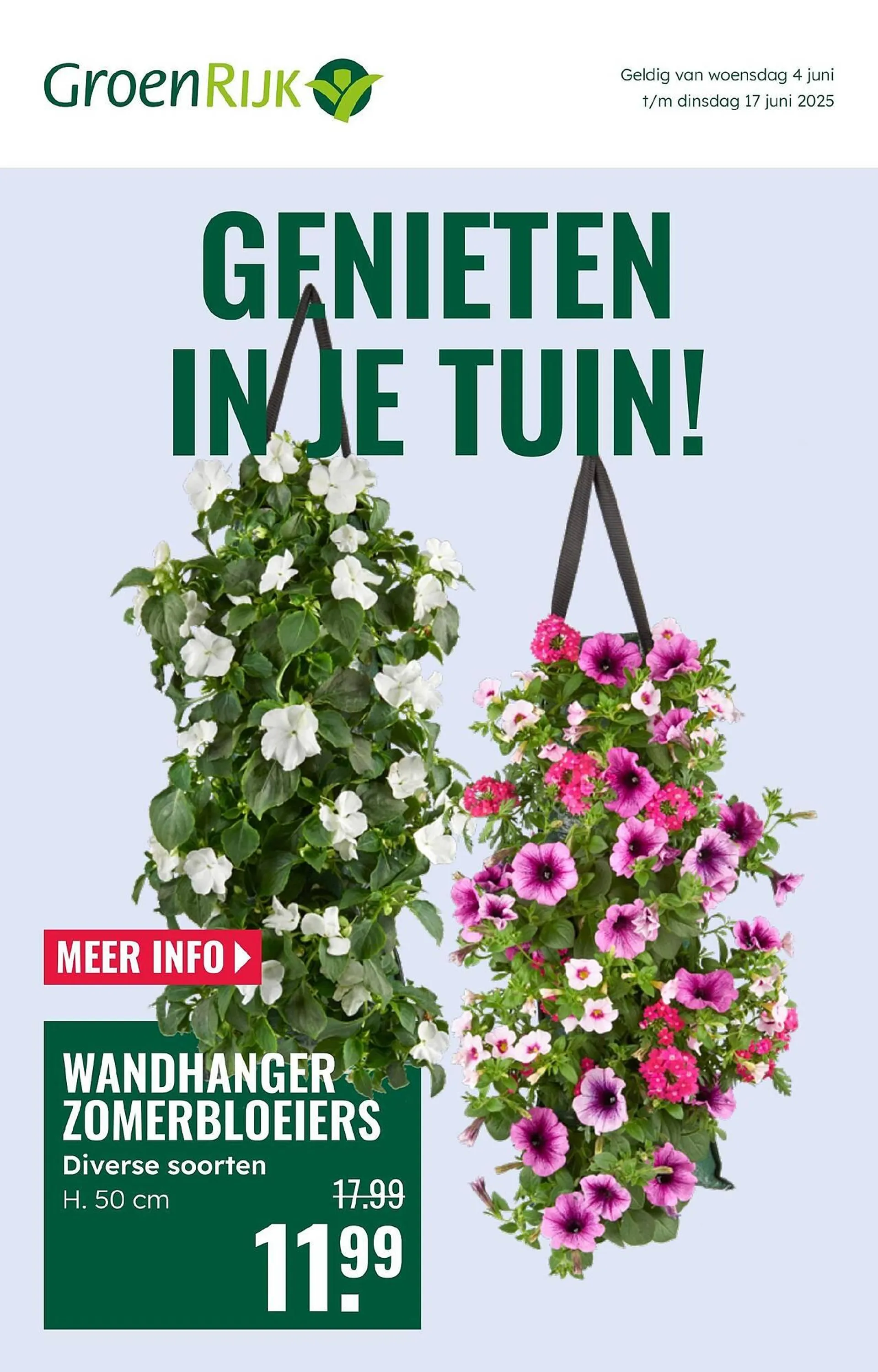 GroenRijk folder van 4 juni tot 17 juni 2025 - Folder pagina 1